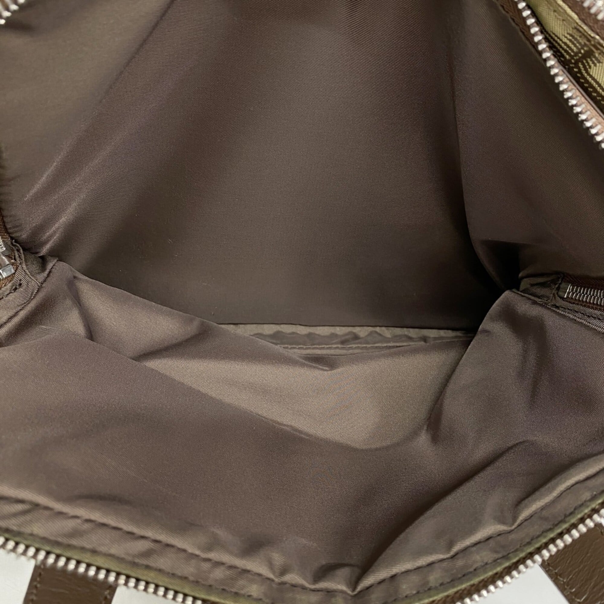 Chanel Khaki Nylon Handbag (Pre-Owned)