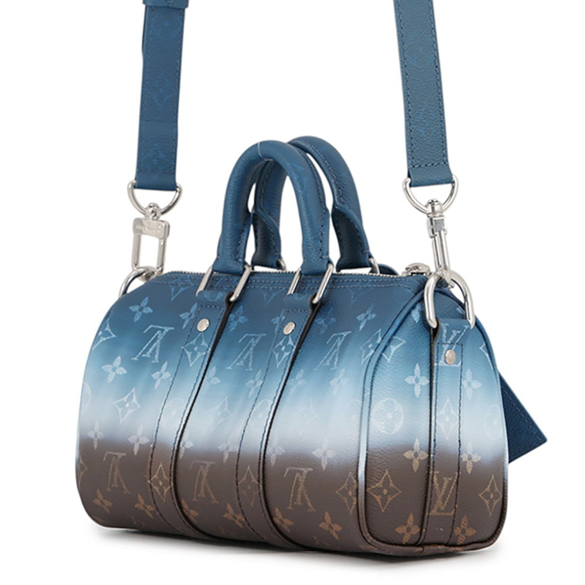 Louis Vuitton Monogram Blue Monogram Handbag Shoulder Bag (Pre-Owned)