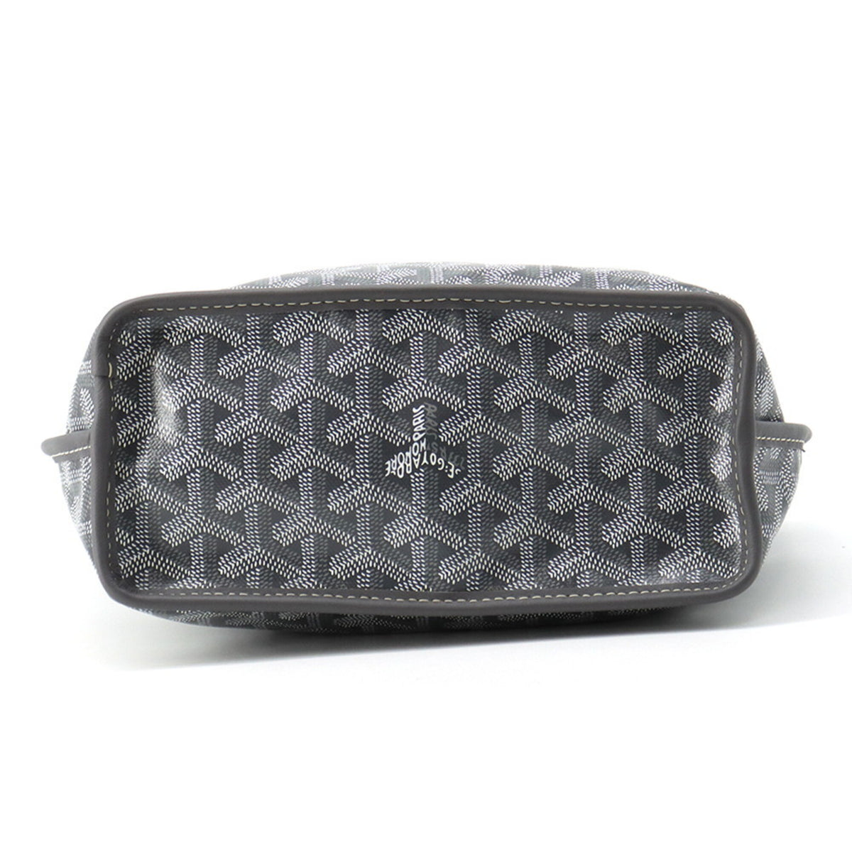 Goyard Gray Pvc Leather Handbag Pouch Tote Bag (Pre-Owned)