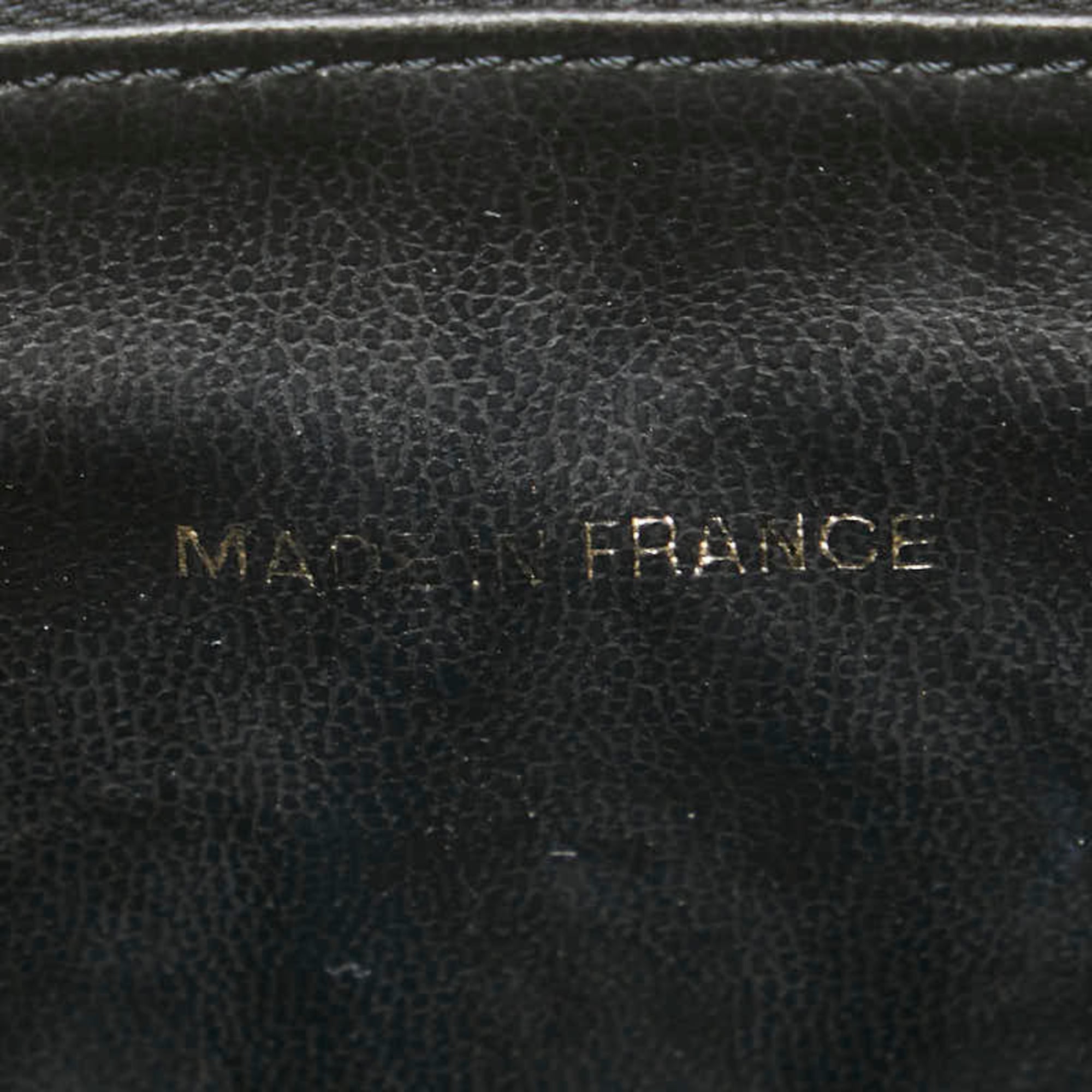 Chanel Black Grained Calfskin Vanity Bag (Pre-Owned)