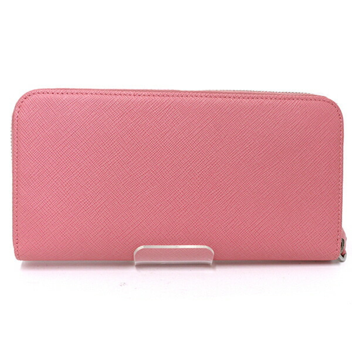 Prada Pink Saffiano Metal Long Wallet (Bi-Fold) (Pre-Owned)