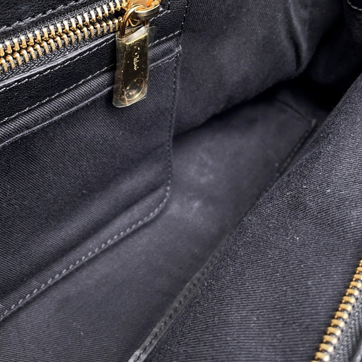 Chloé Black Brown Leather Handbag (Pre-Owned)