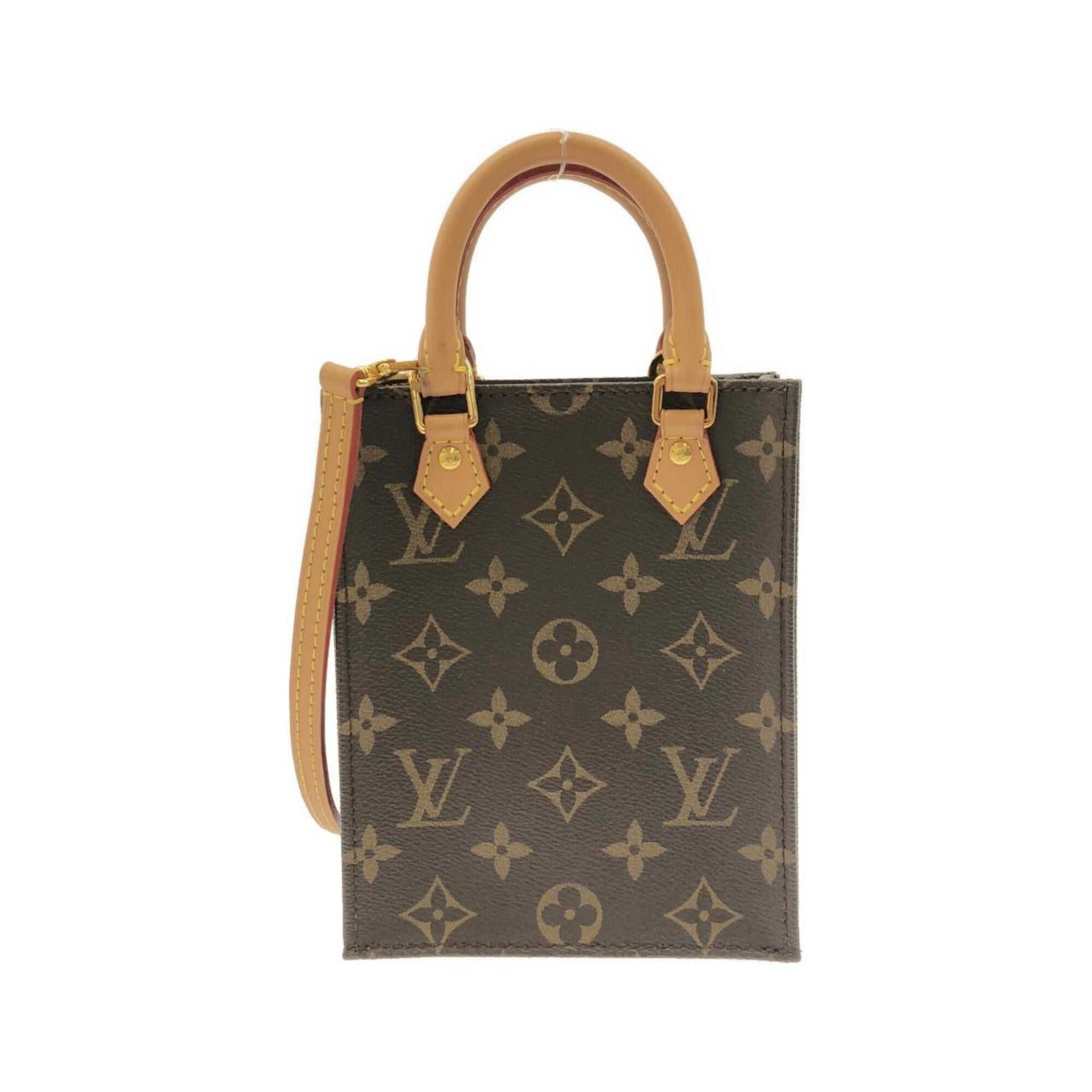 Louis Vuitton Marron Monogram Coated Canvas Handbag (Pre-Owned)