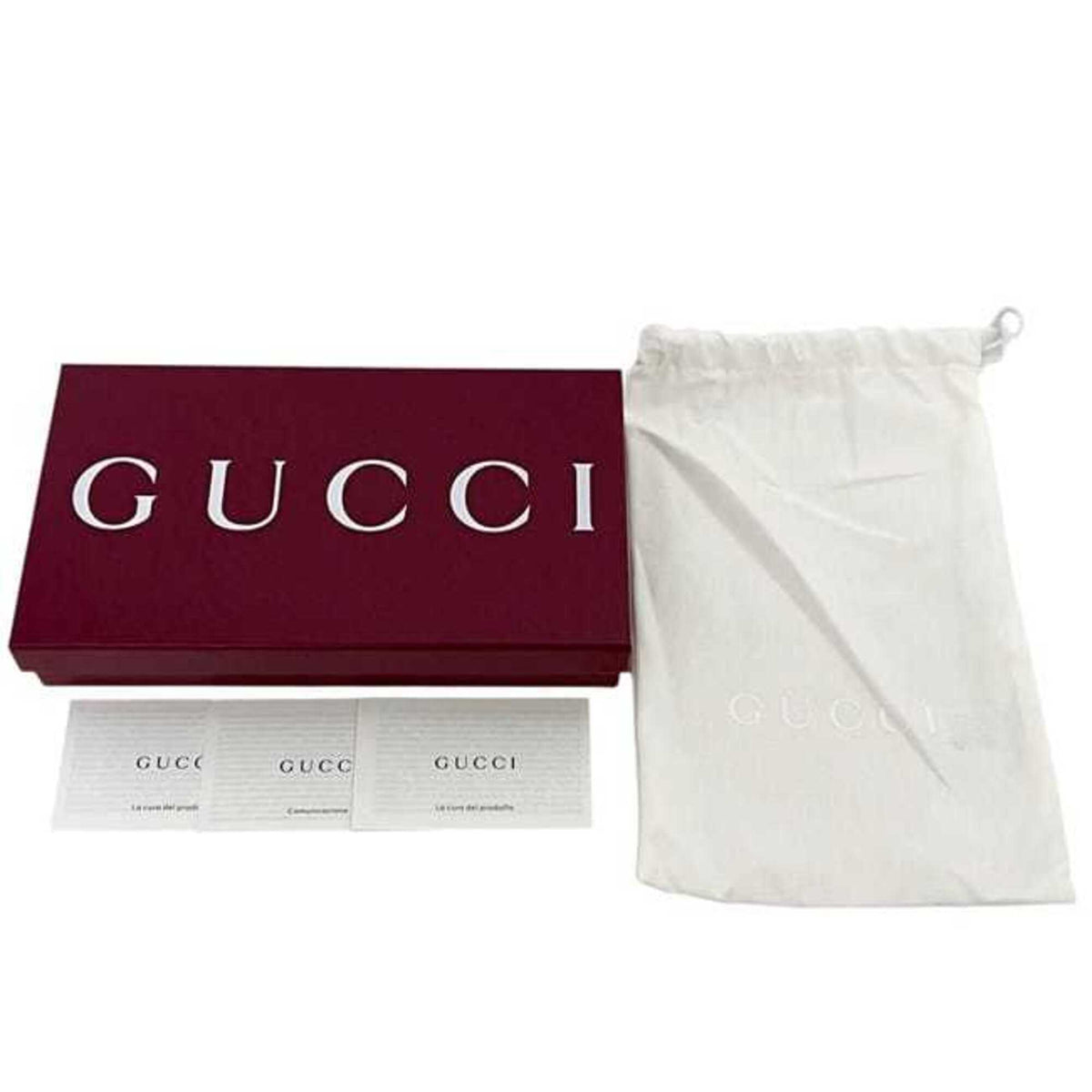 Gucci Beige Pvc Leather Long Wallet (Bi-Fold) (Pre-Owned)