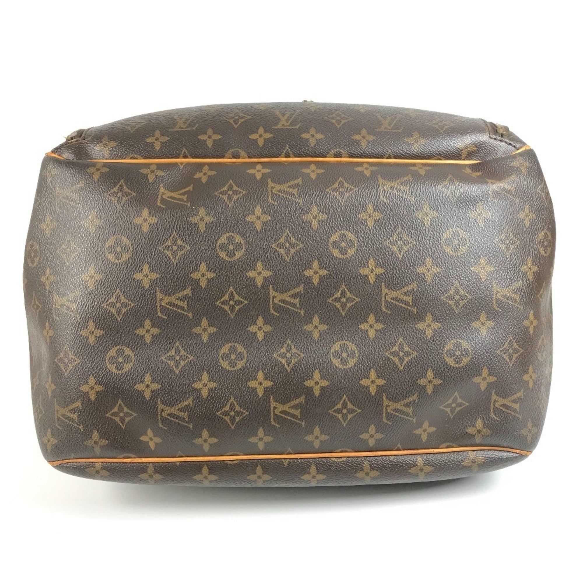 Louis Vuitton Brown Monogram Boston Bag Handbag Tote Bag (Pre-Owned)