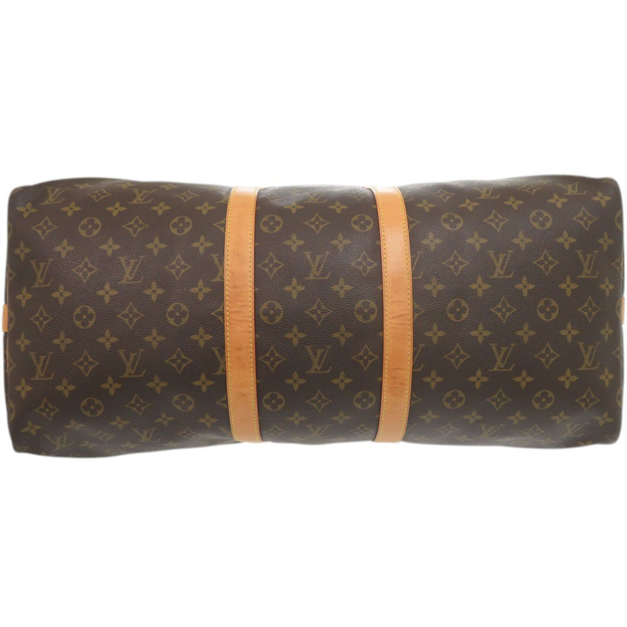 Louis Vuitton Brown Monogram Canvas Boston Bag (Pre-Owned)