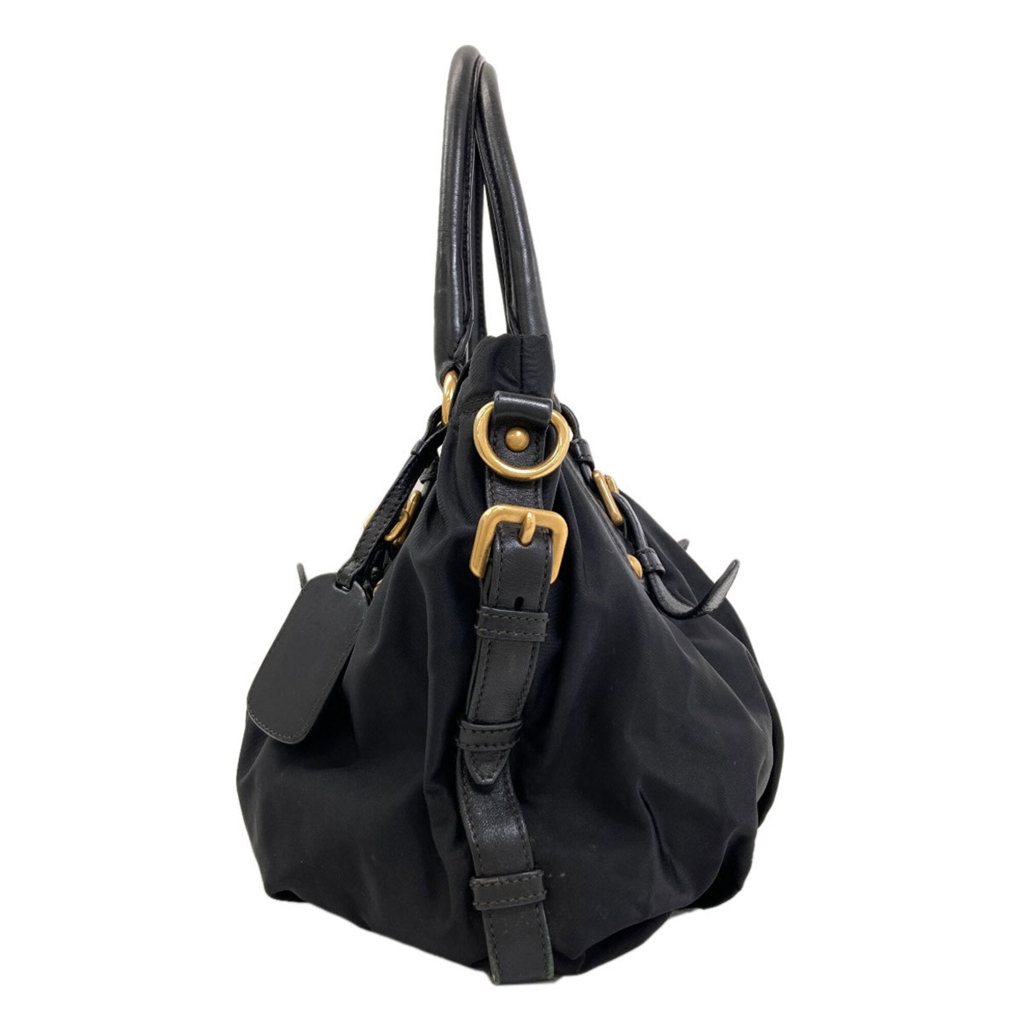 Prada Black Nylon Tote Bag (Pre-Owned)