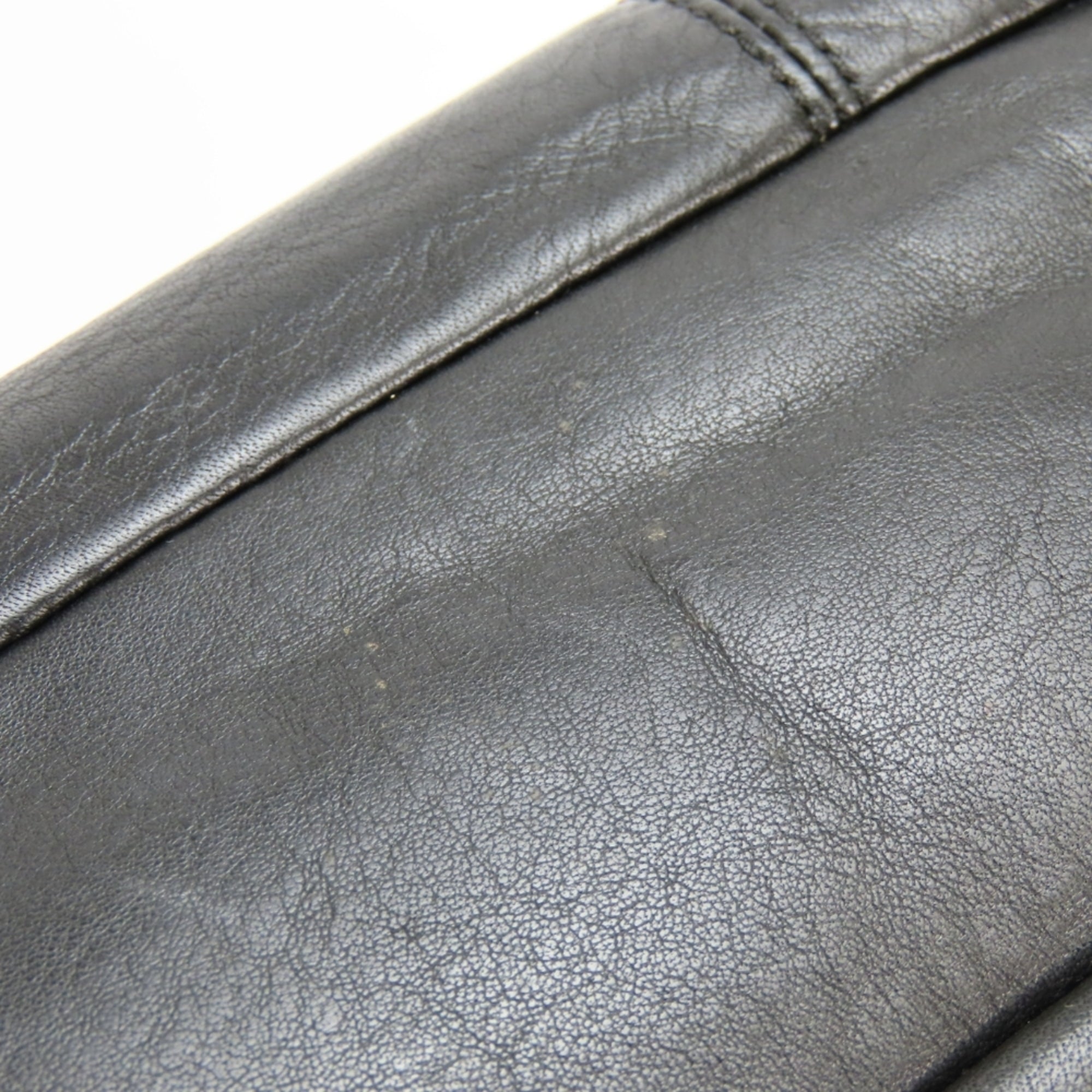 Coach Black Leather Tote Bag (Pre-Owned)