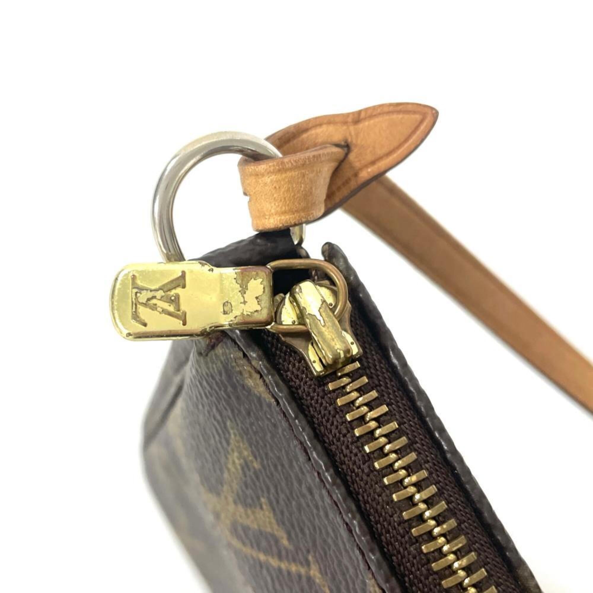 Louis Vuitton Brown Monogram Monogram Handbag Pochette Pouch (Pre-Owned)