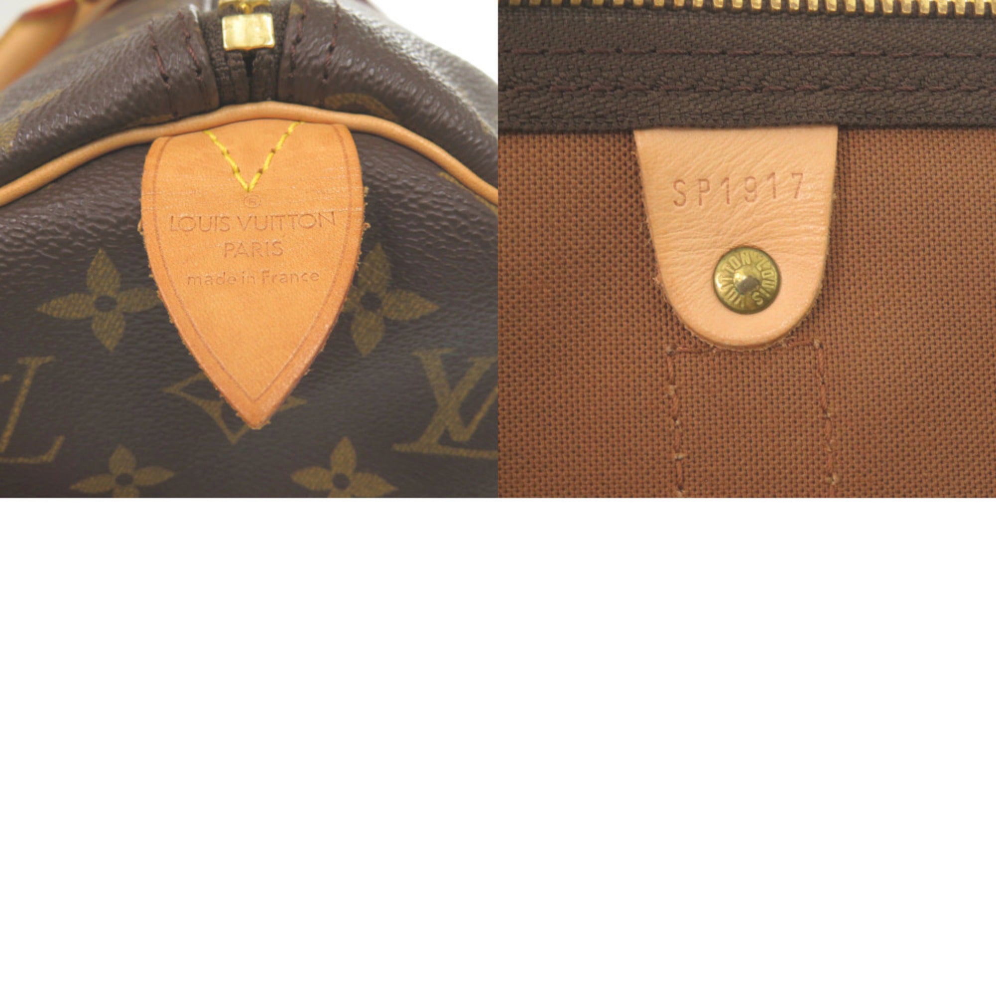 Louis Vuitton Brown Monogram Canvas Boston Bag (Pre-Owned)