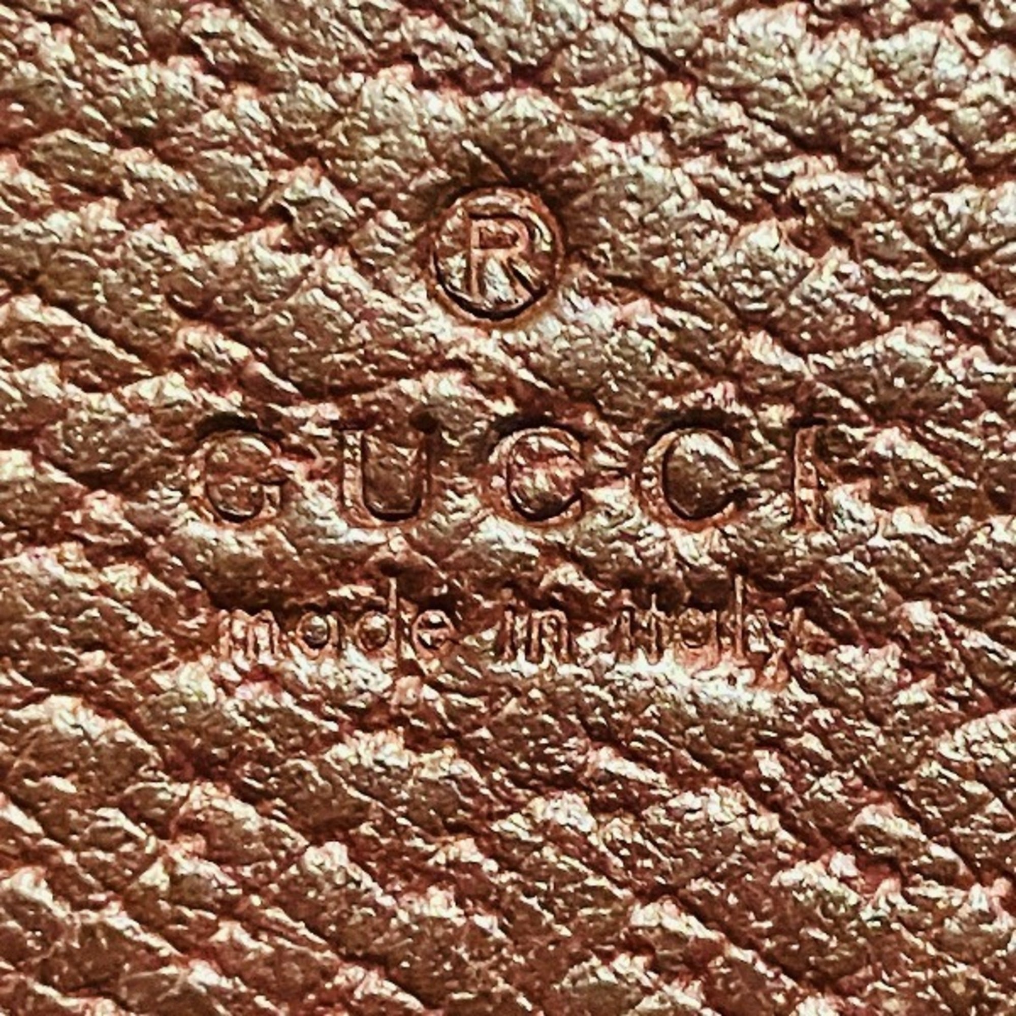 Gucci Gg Supreme Bordeaux Gg Supreme Leather Wallet (Bi-Fold) (Pre-Owned)