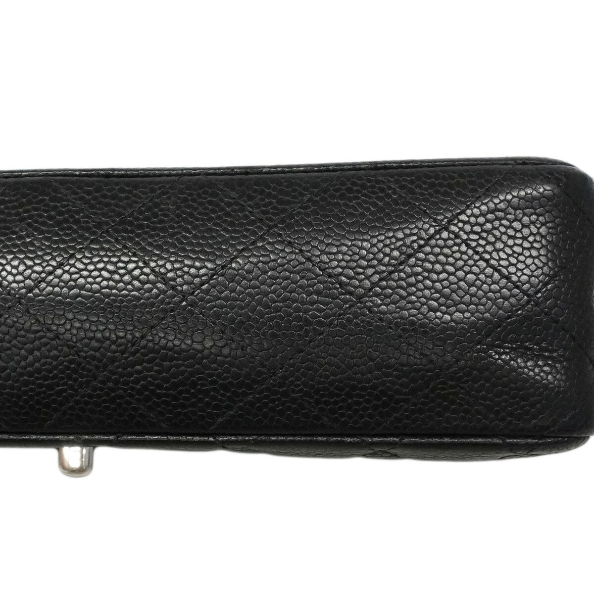 Chanel Black Grained Calfskin Shoulder Bag (Pre-Owned)