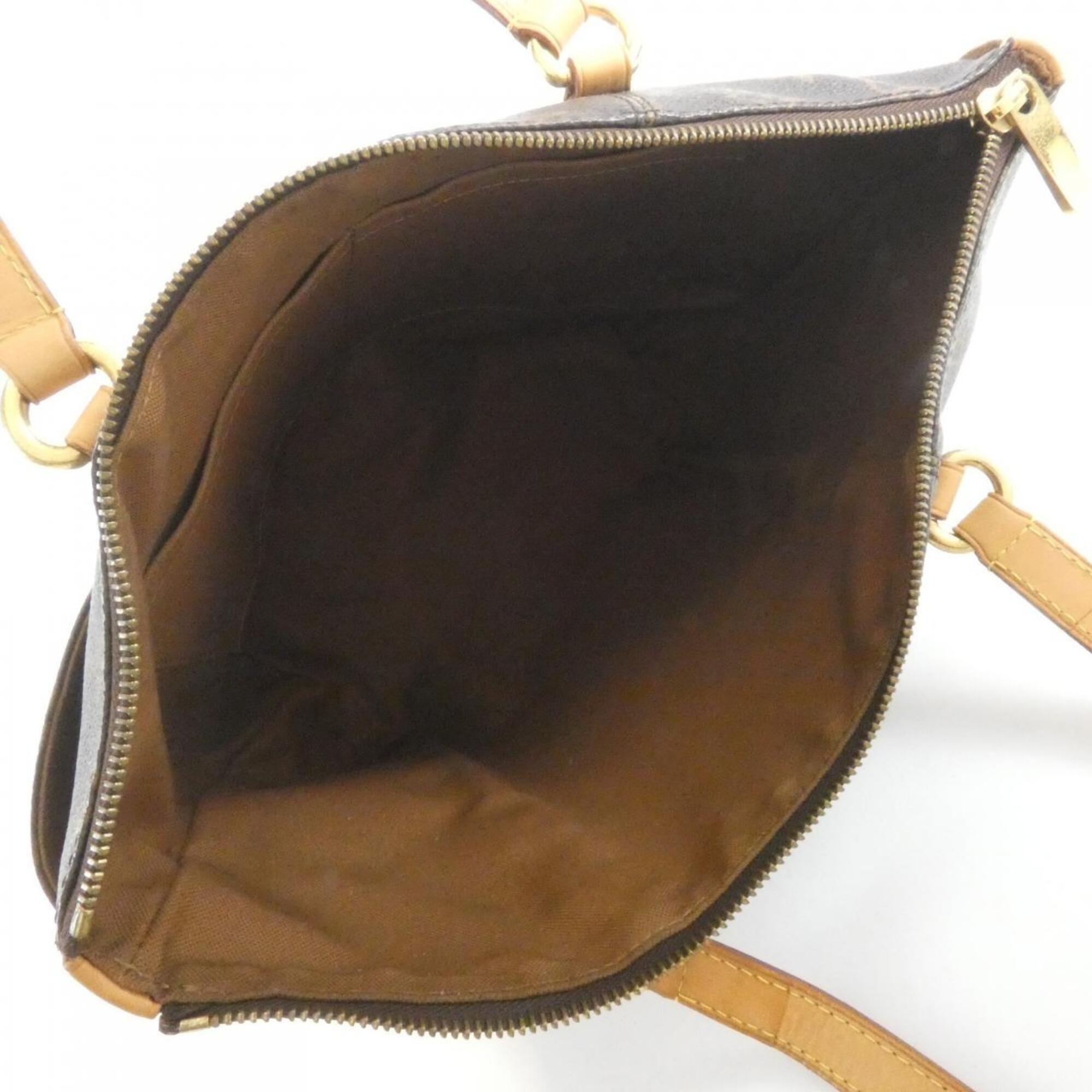 Louis Vuitton Marron Coated Canvas Handbag (Pre-Owned)