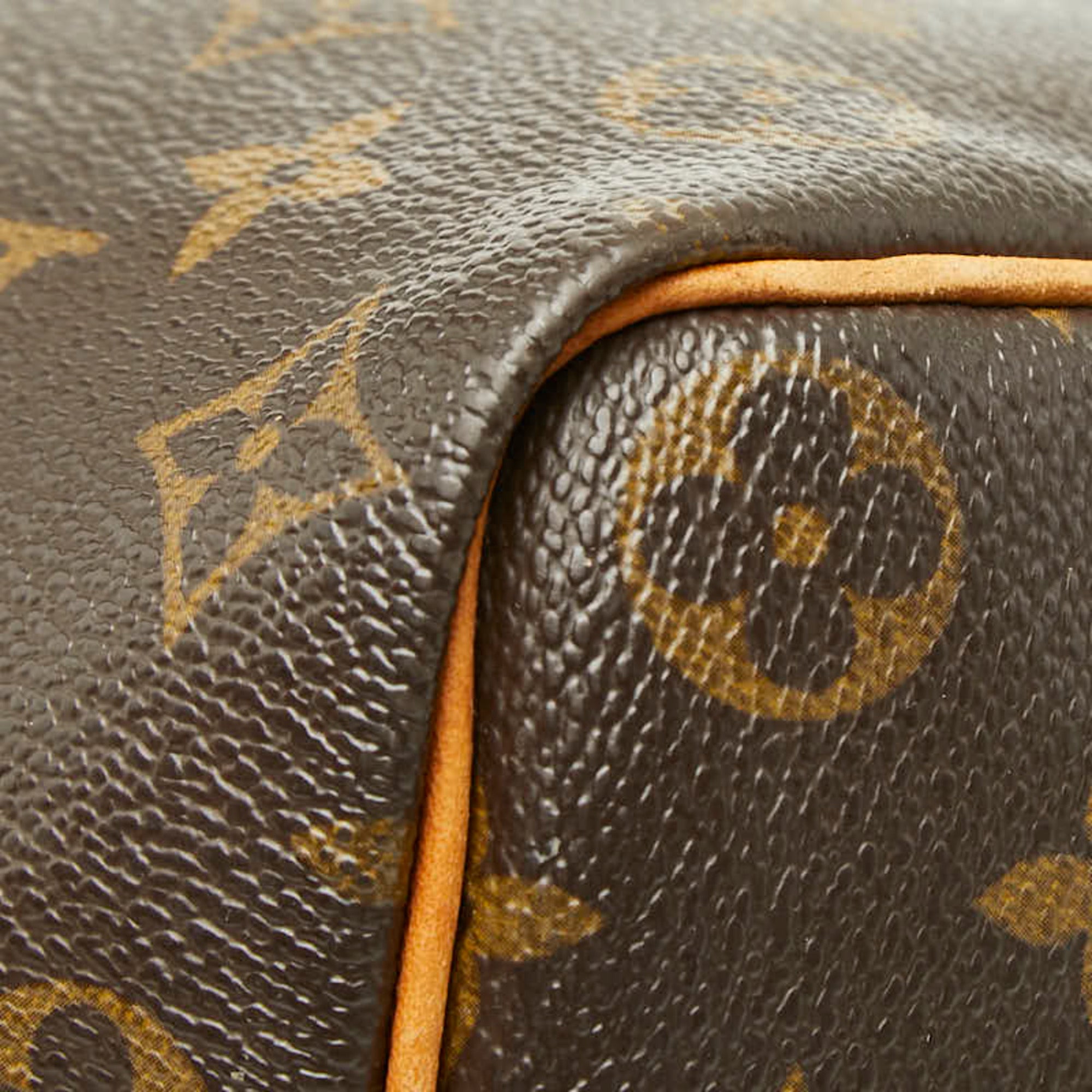 Louis Vuitton Brown Pvc Leather Boston Bag Handbag (Pre-Owned)