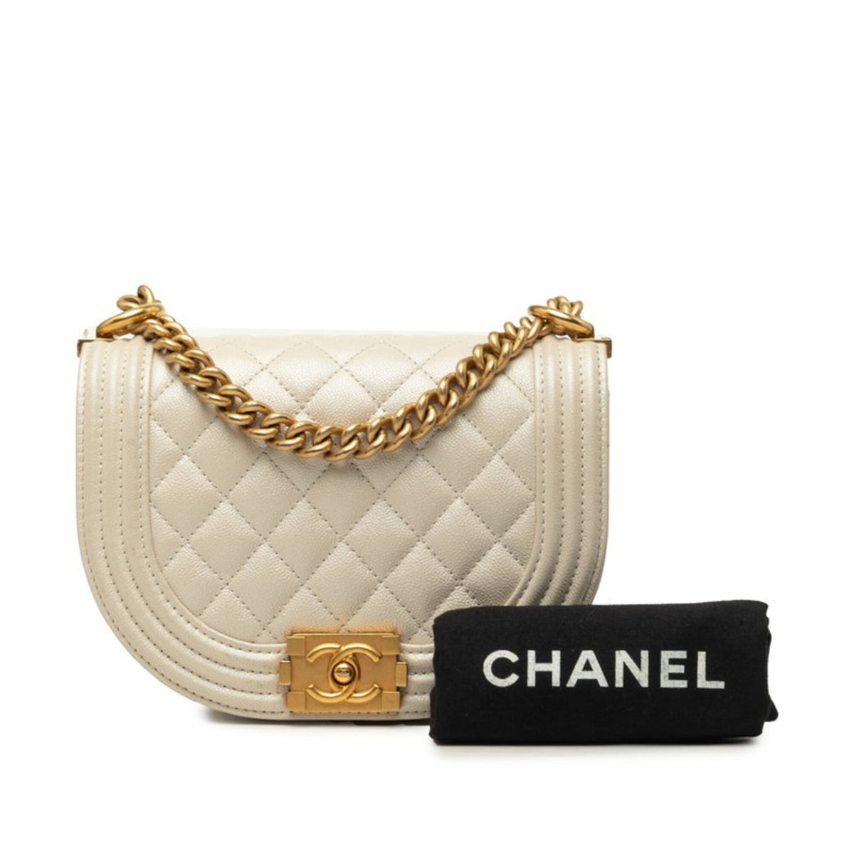 Chanel Ivory White Ivory Shoulder Bag (Pre-Owned)