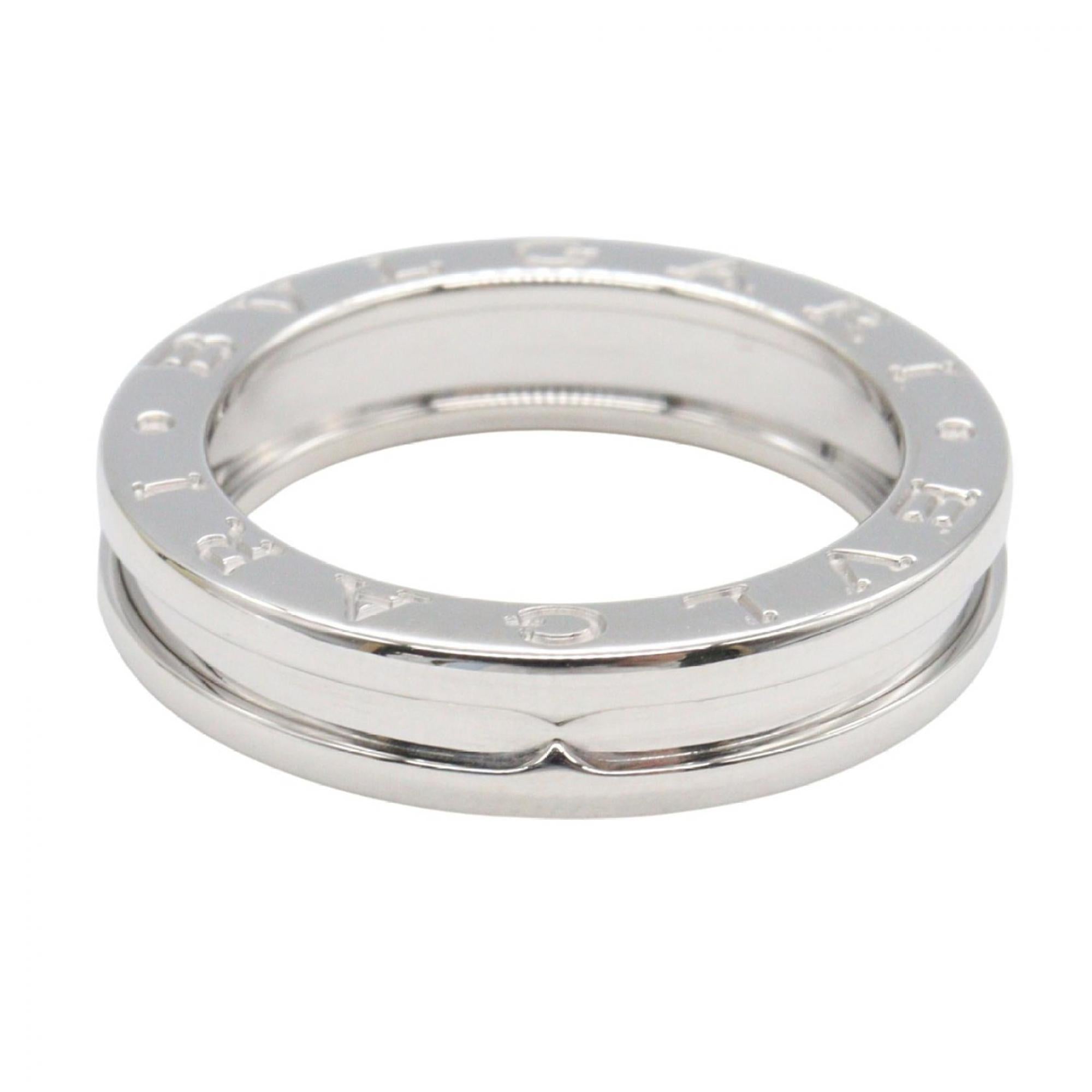 Bvlgari Silver White Gold (18K) Band Ring (Pre-Owned)