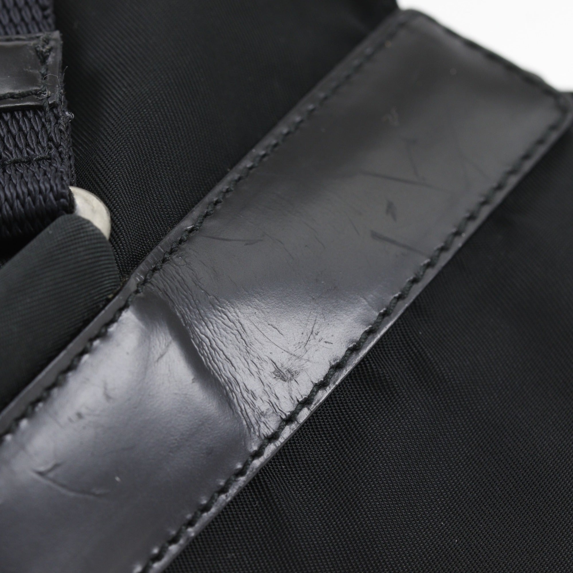 Prada Black Nero Nylon Backpack (Pre-Owned)