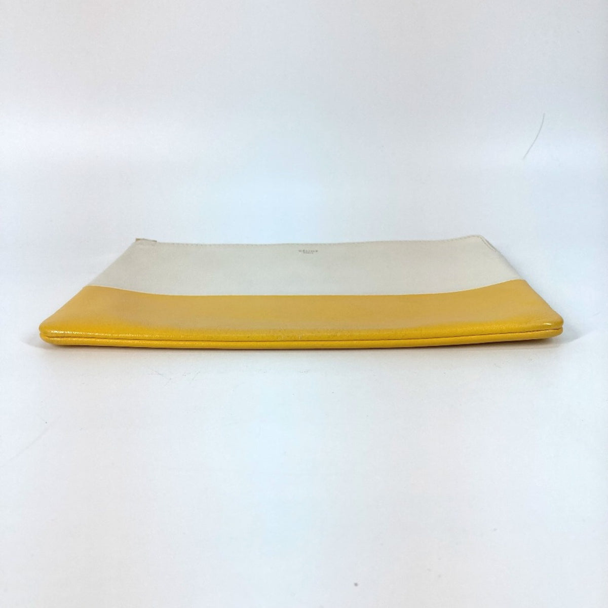 Celine White Leather Clutch Bag (Pre-Owned)