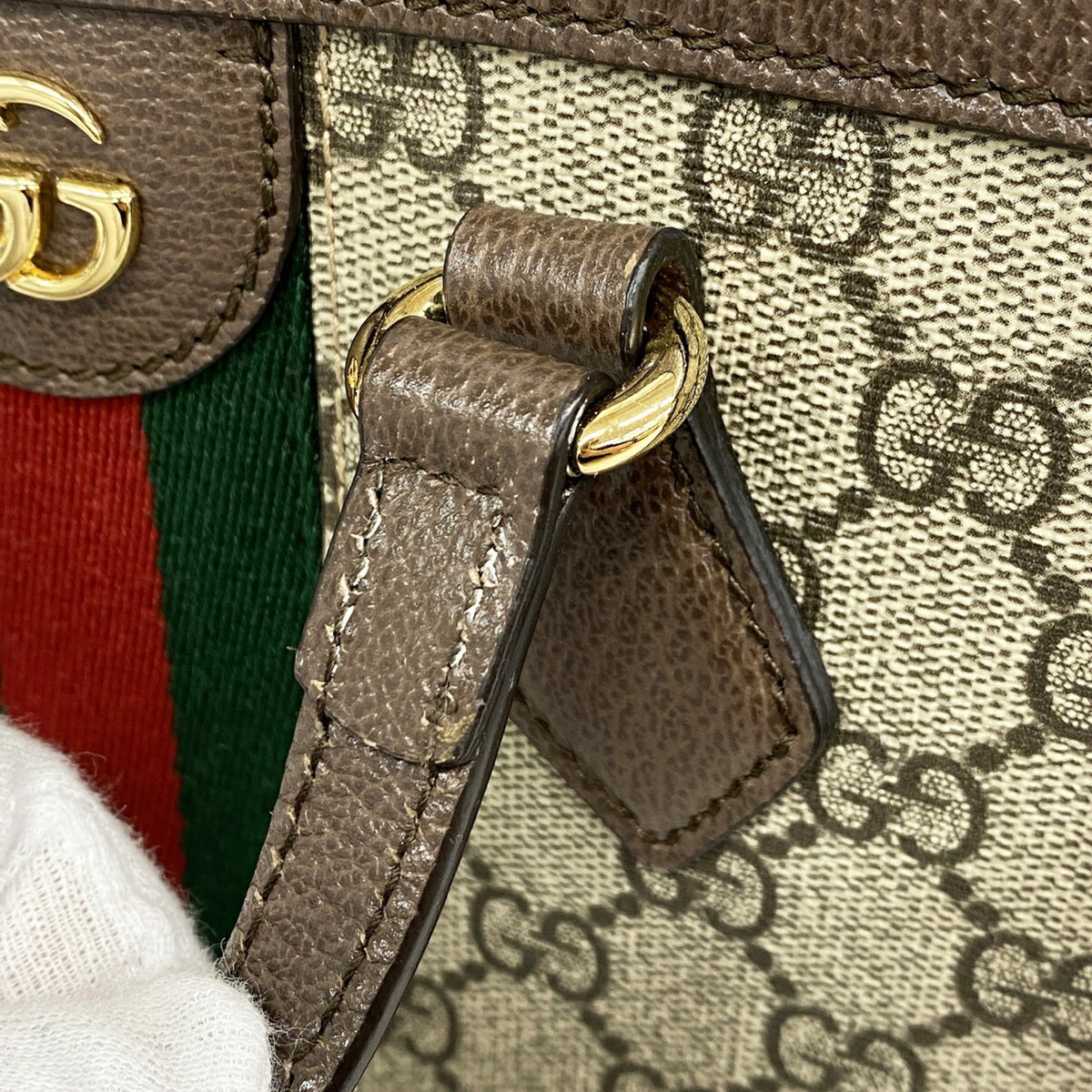 Gucci Brown Pvc Handbag (Pre-Owned)