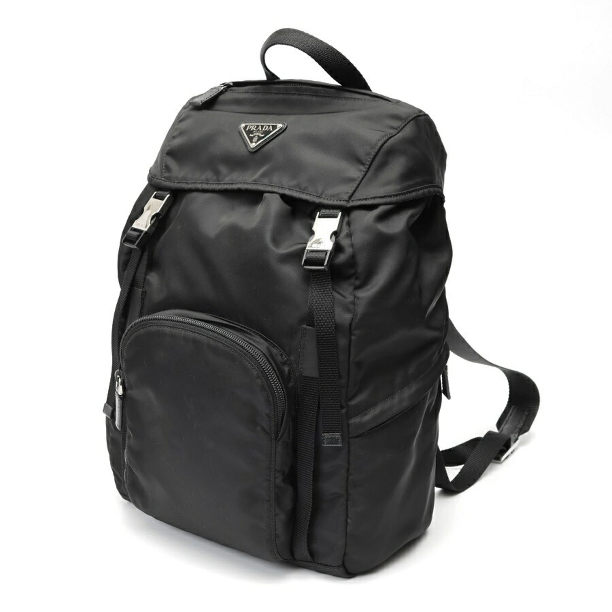 Prada Black Nylon Backpack (Pre-Owned)