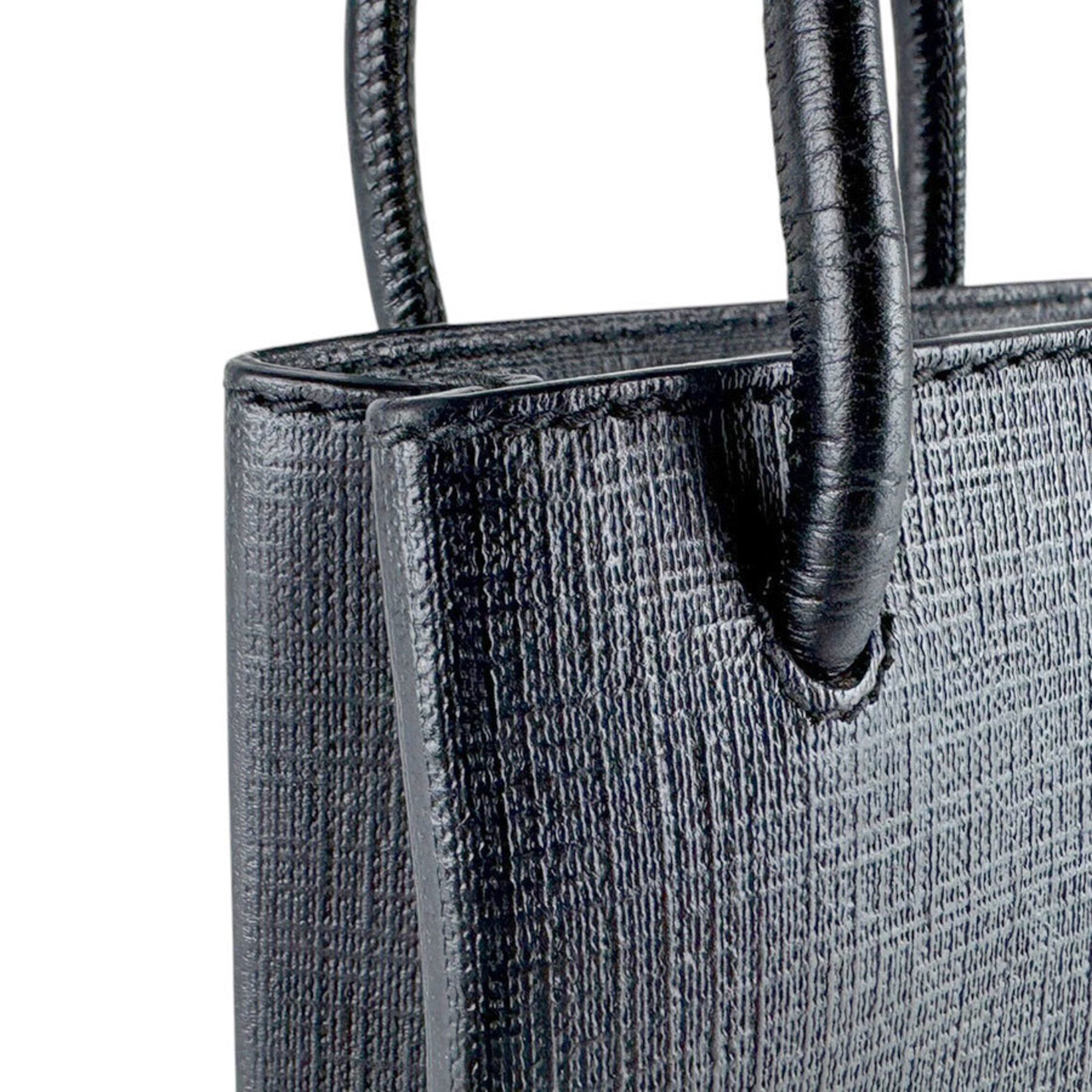 Balenciaga Black Leather Shoulder Bag (Pre-Owned)