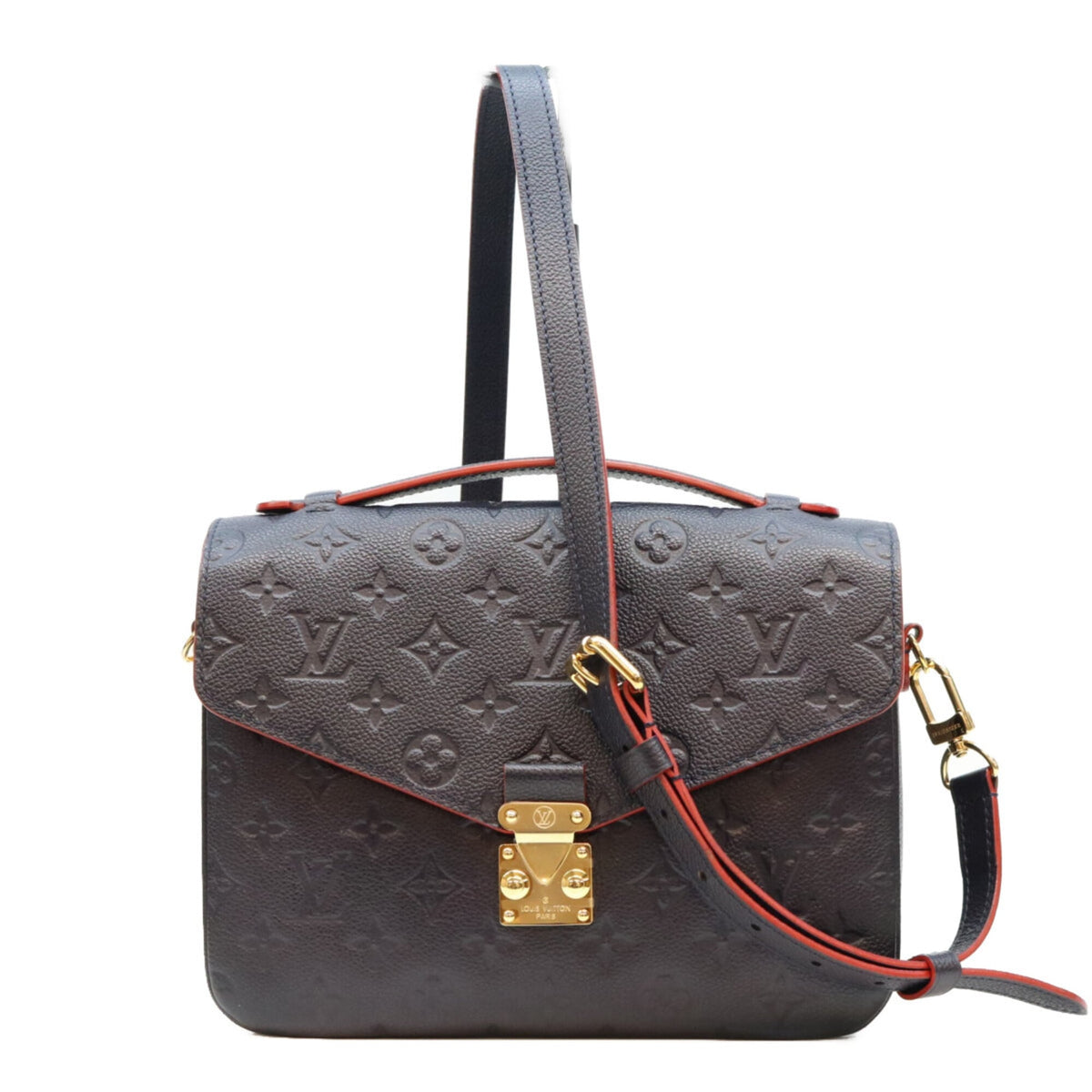 Louis Vuitton Navy Monogram Empreinte Shoulder Bag (Pre-Owned)