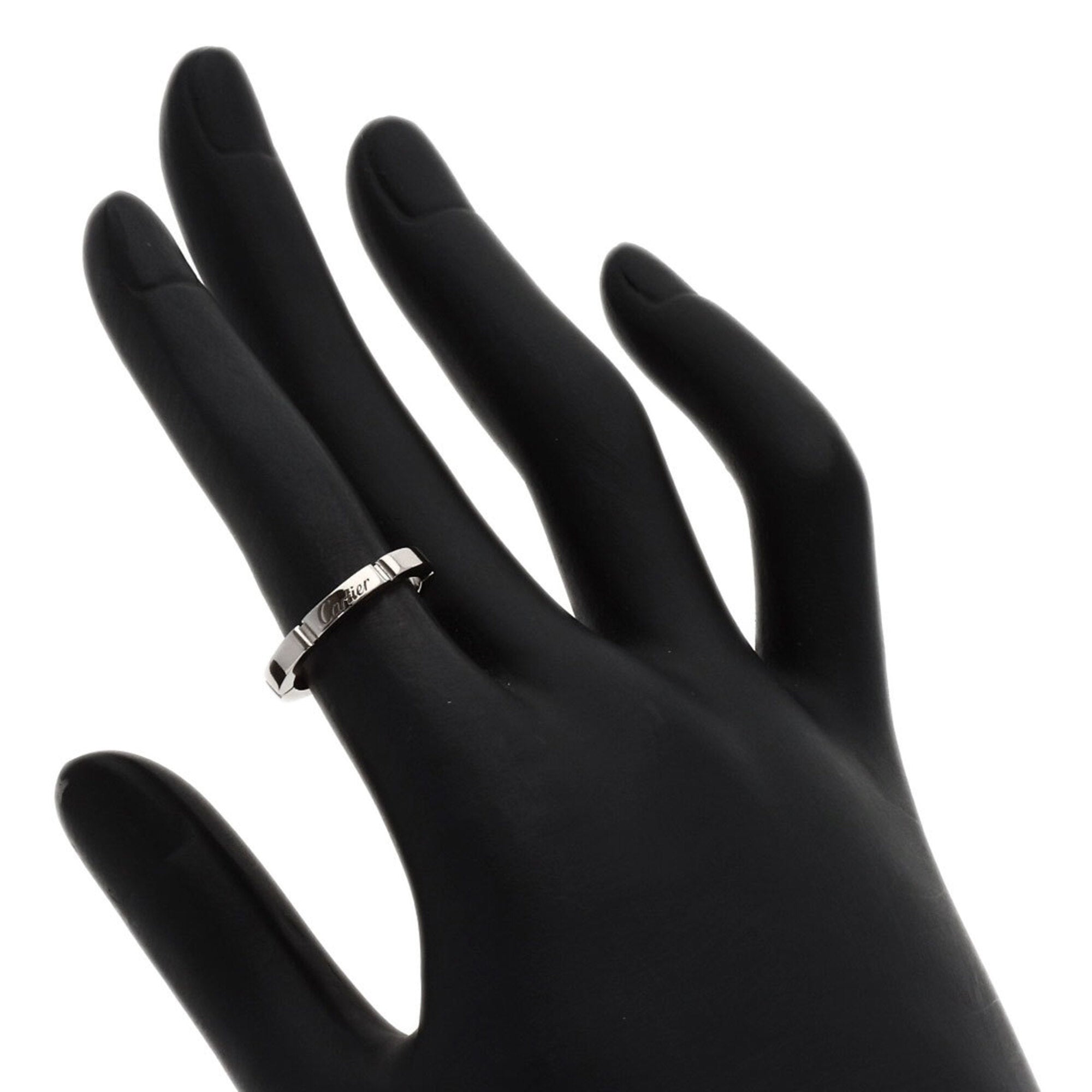 Cartier White Gold White Gold (18K) Band Ring (Pre-Owned)
