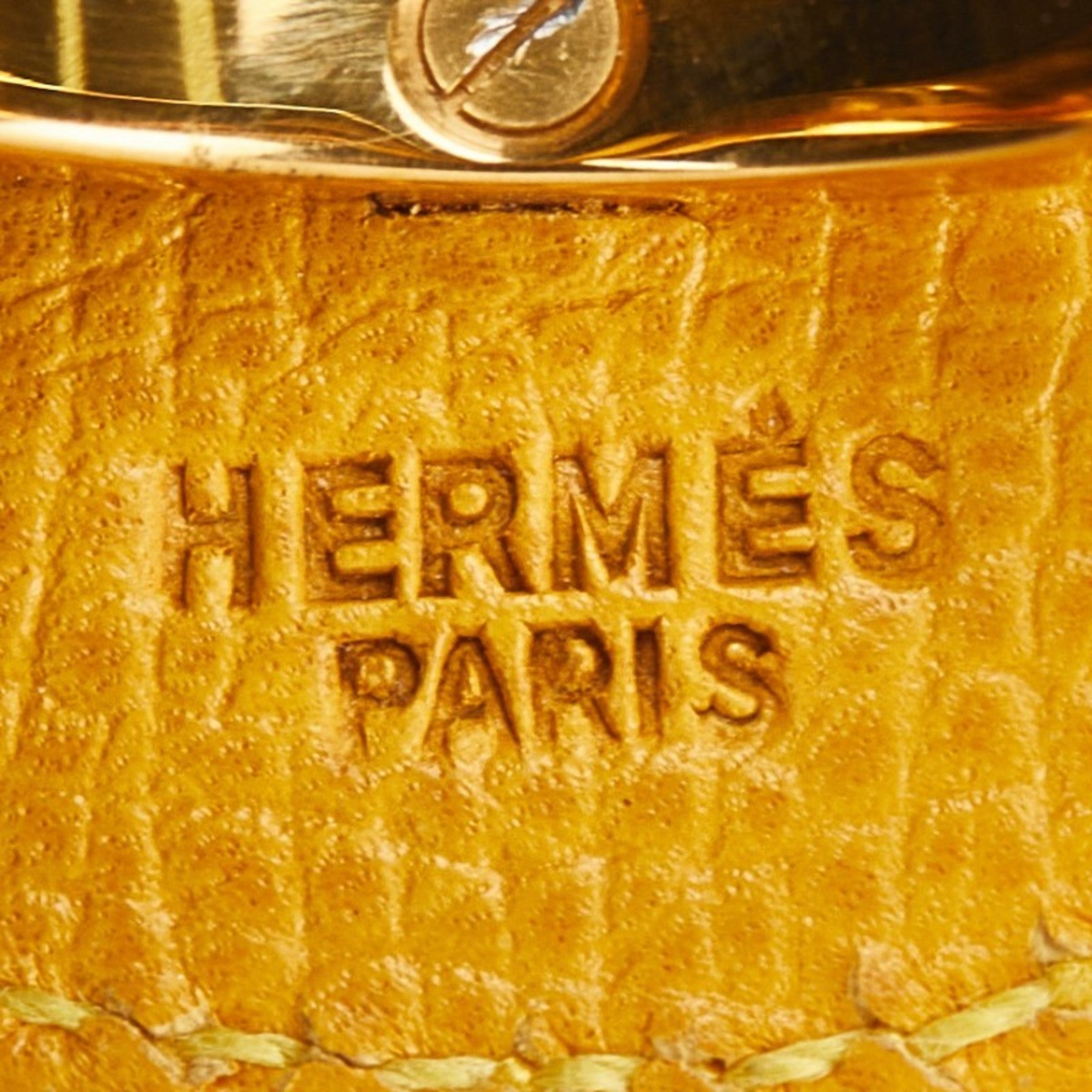 Hermes Leather Band Ring (Pre-Owned)
