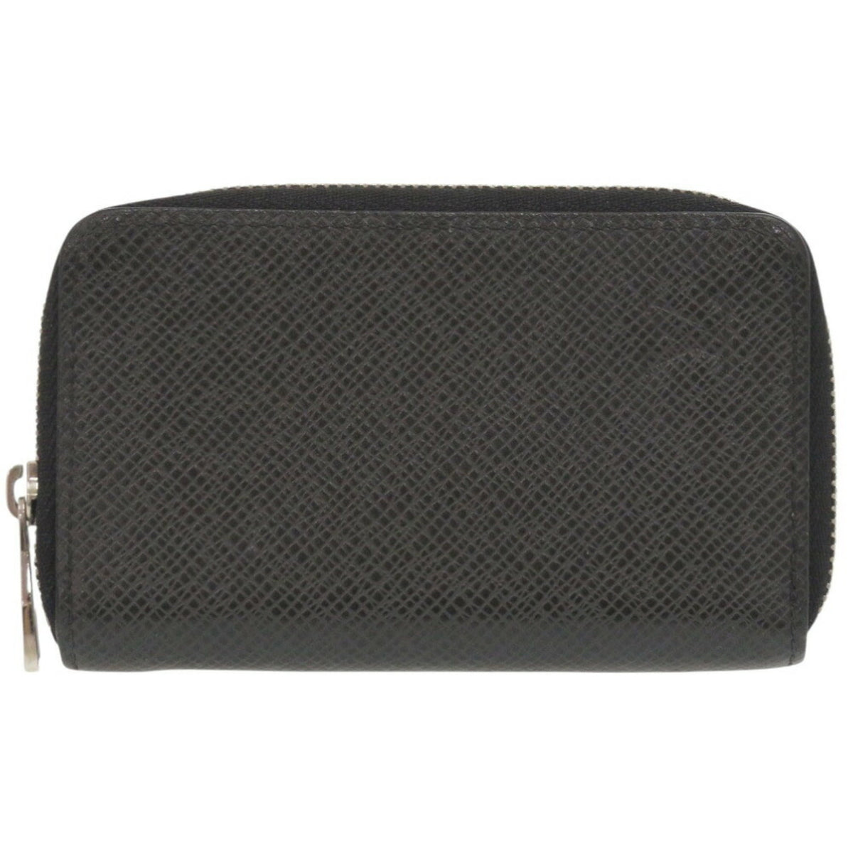 Louis Vuitton Black Taiga Leather Coin Purse/Coin Case (Pre-Owned)