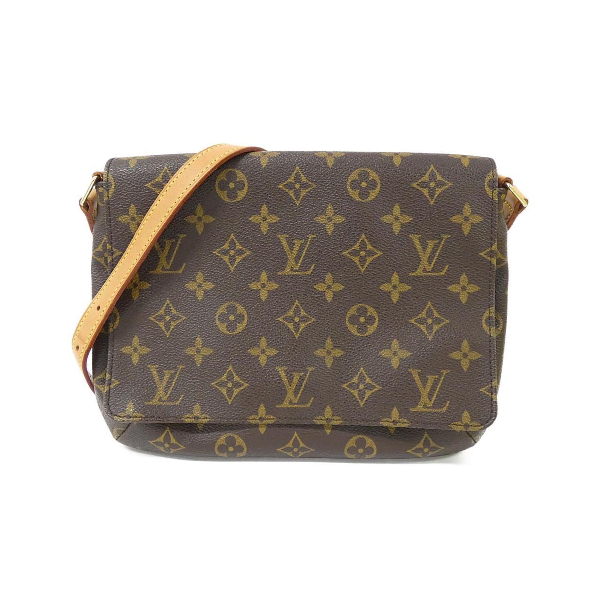 Louis Vuitton Marron Coated Canvas Shoulder Bag (Pre-Owned)