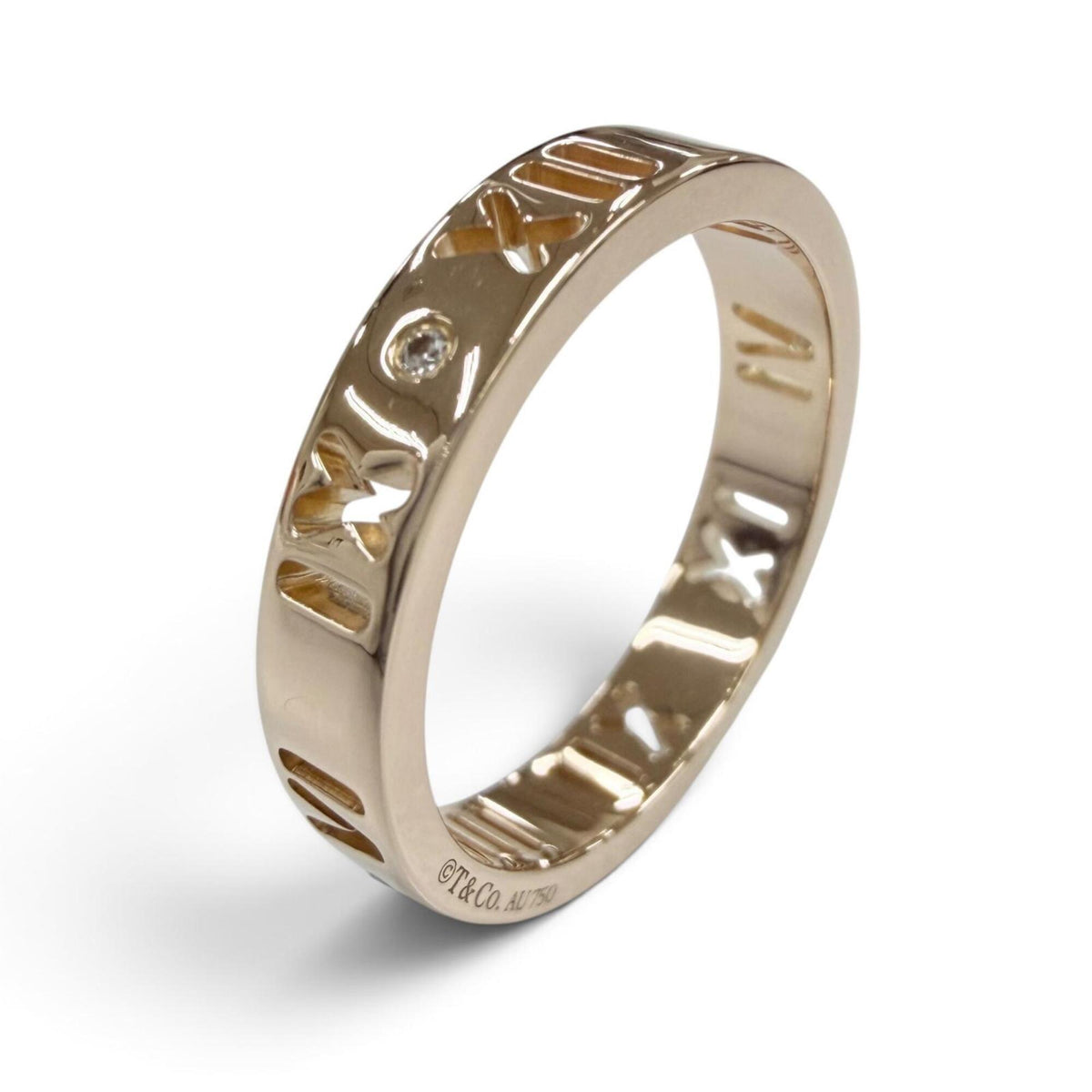 Tiffany Pink Gold Pink Gold (18K) Band Ring (Pre-Owned)