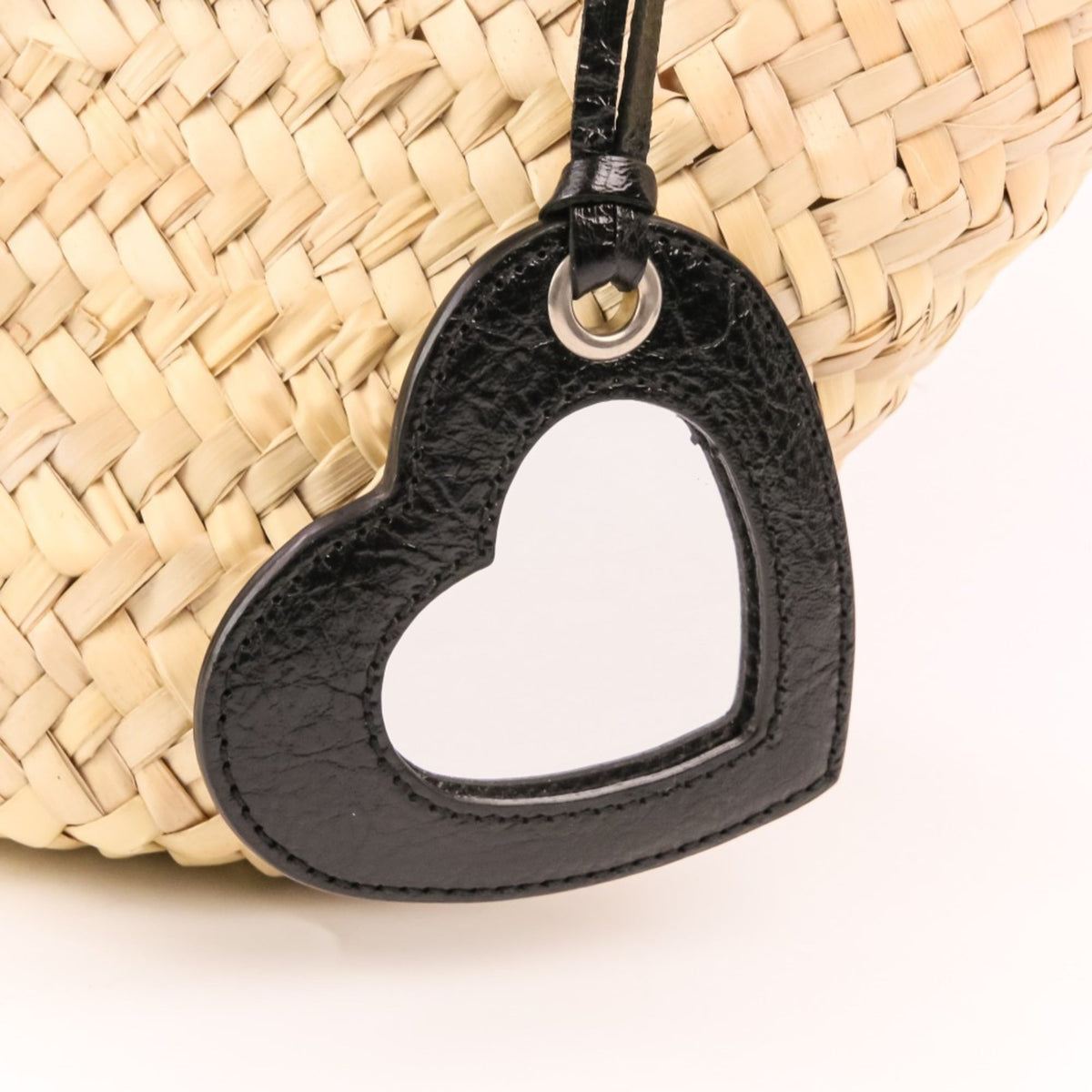 Balenciaga Beige Raffia Leather Basket Shoulder Bag (Pre-Owned)