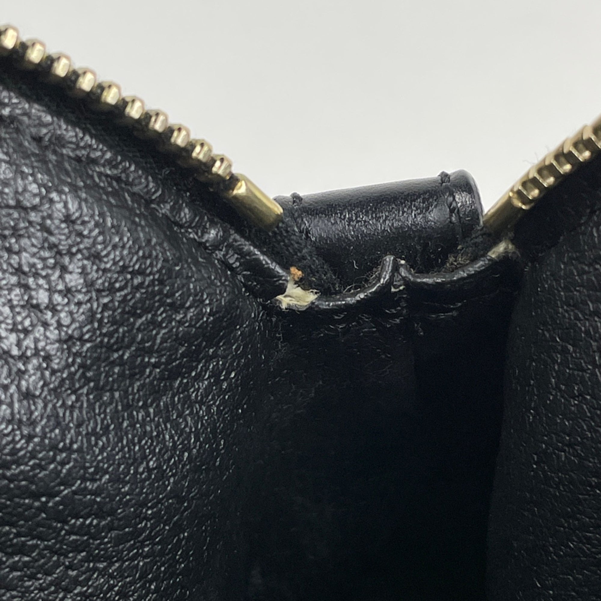 Celine Macadam Black Coated Canvas Leather Handbag (Pre-Owned)