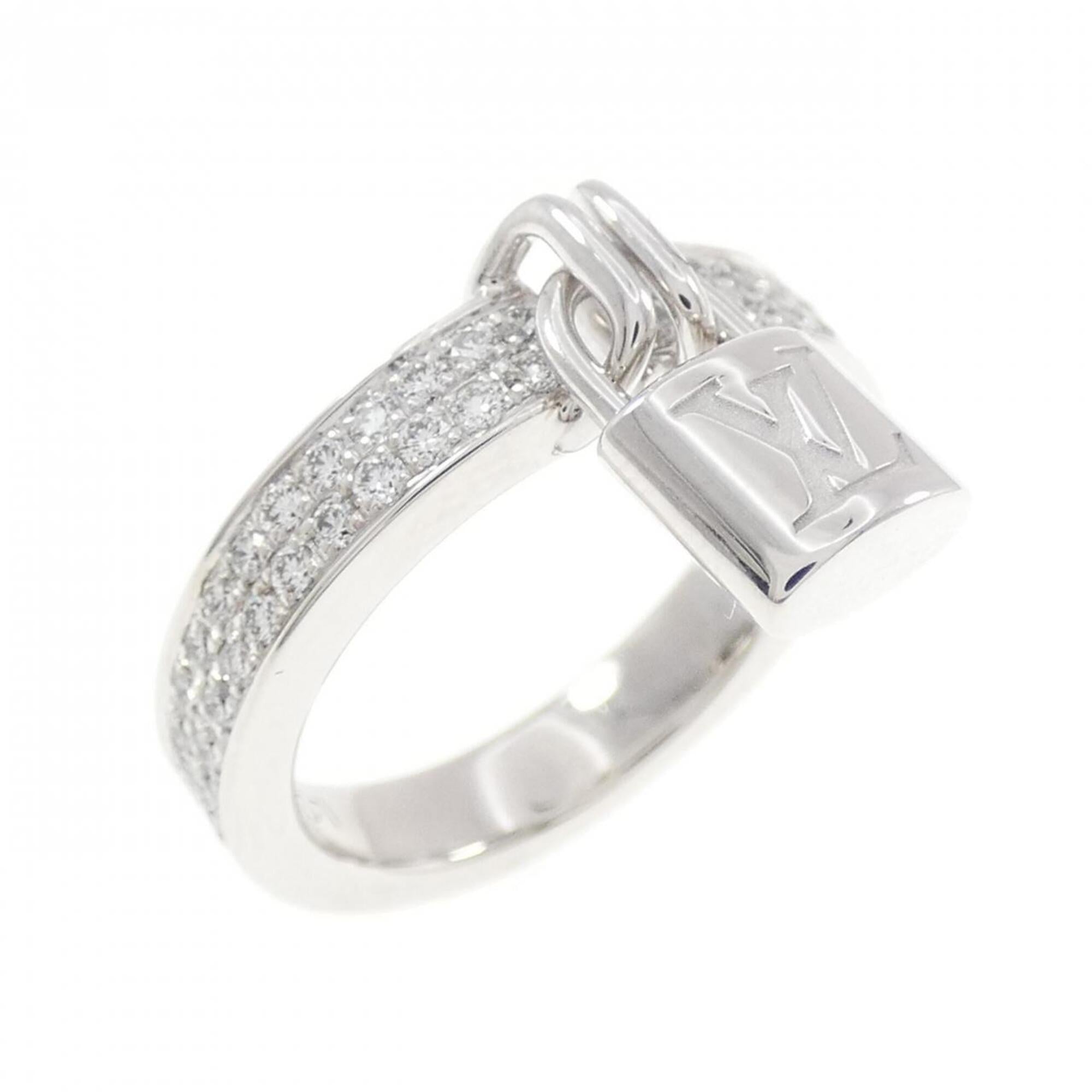 Louis Vuitton White Gold (18K) Band Ring (Pre-Owned)
