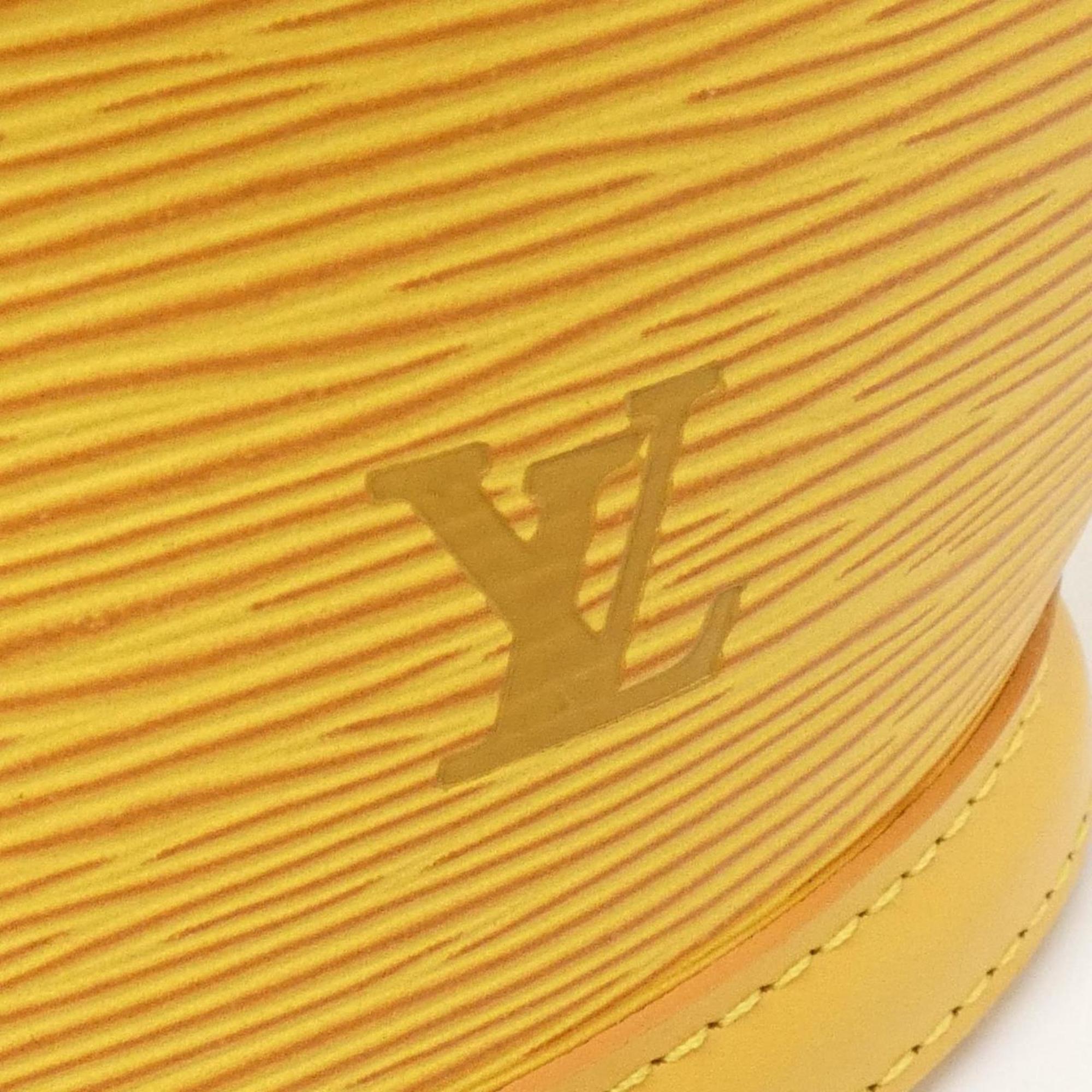 Louis Vuitton Yellow Leather Handbag (Pre-Owned)