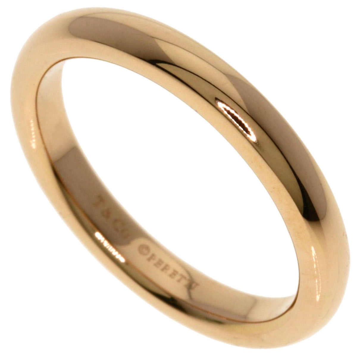 Tiffany Pink Gold (18K) Band Ring (Pre-Owned)