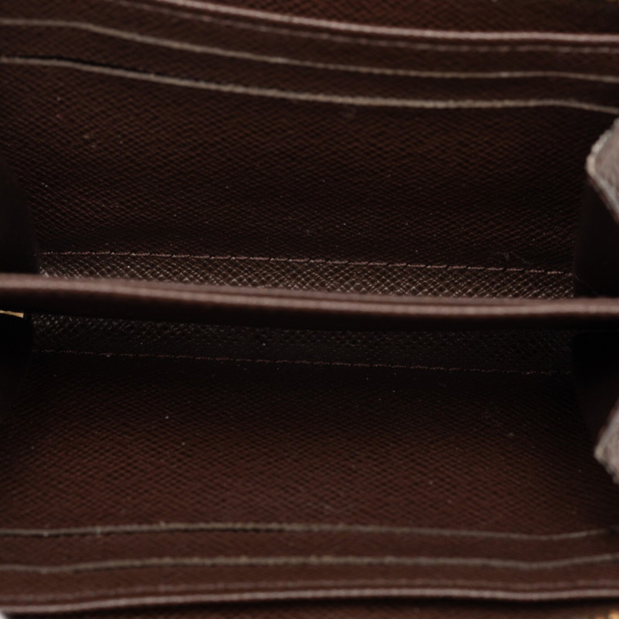 Louis Vuitton Brown Pvc Coin Purse/Coin Case (Pre-Owned)
