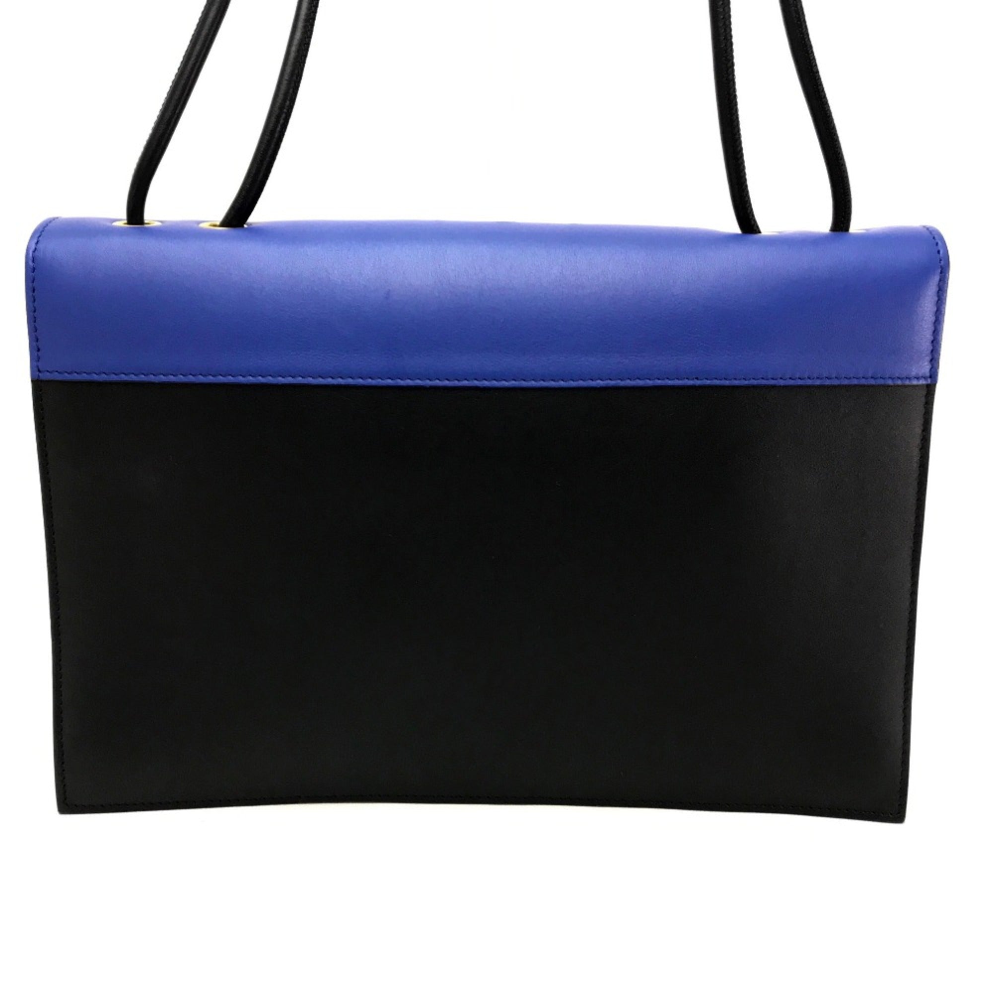 Celine Blue Leather Clutch Bag (Pre-Owned)