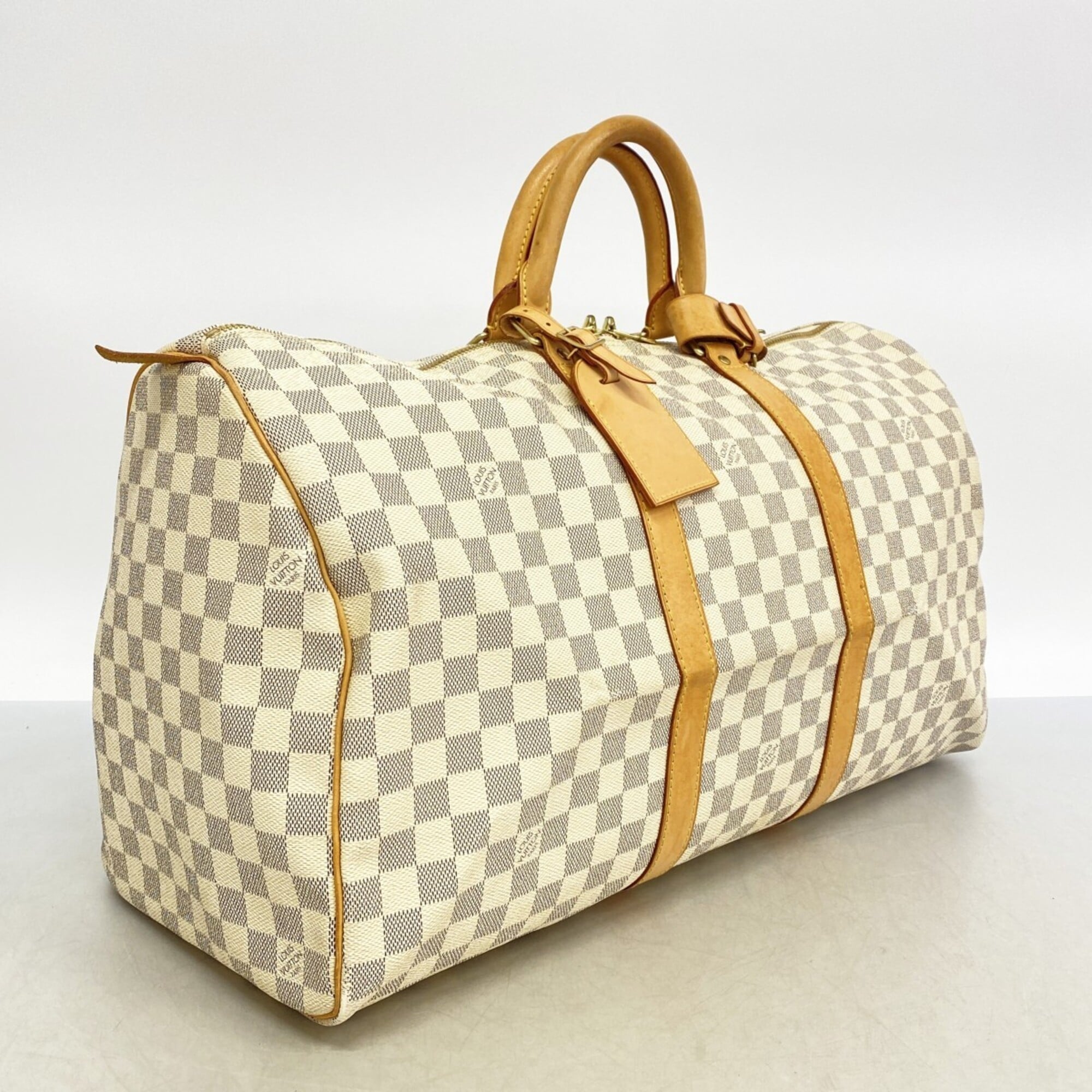 Louis Vuitton White Boston Bag (Pre-Owned)