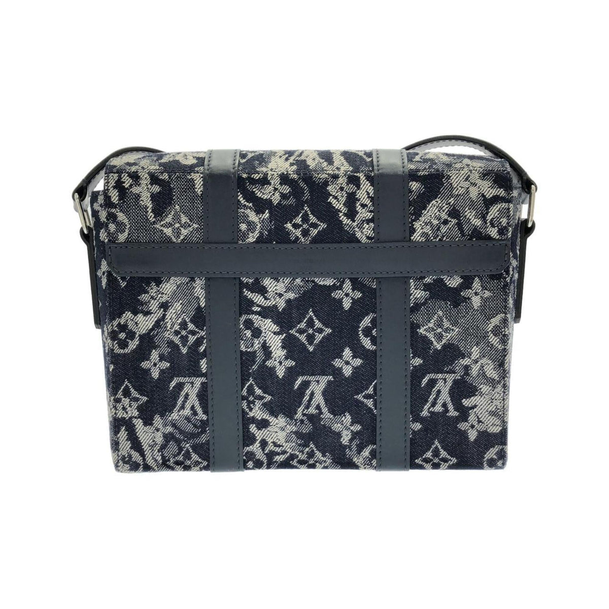 Louis Vuitton Blue Canvas Shoulder Bag (Pre-Owned)