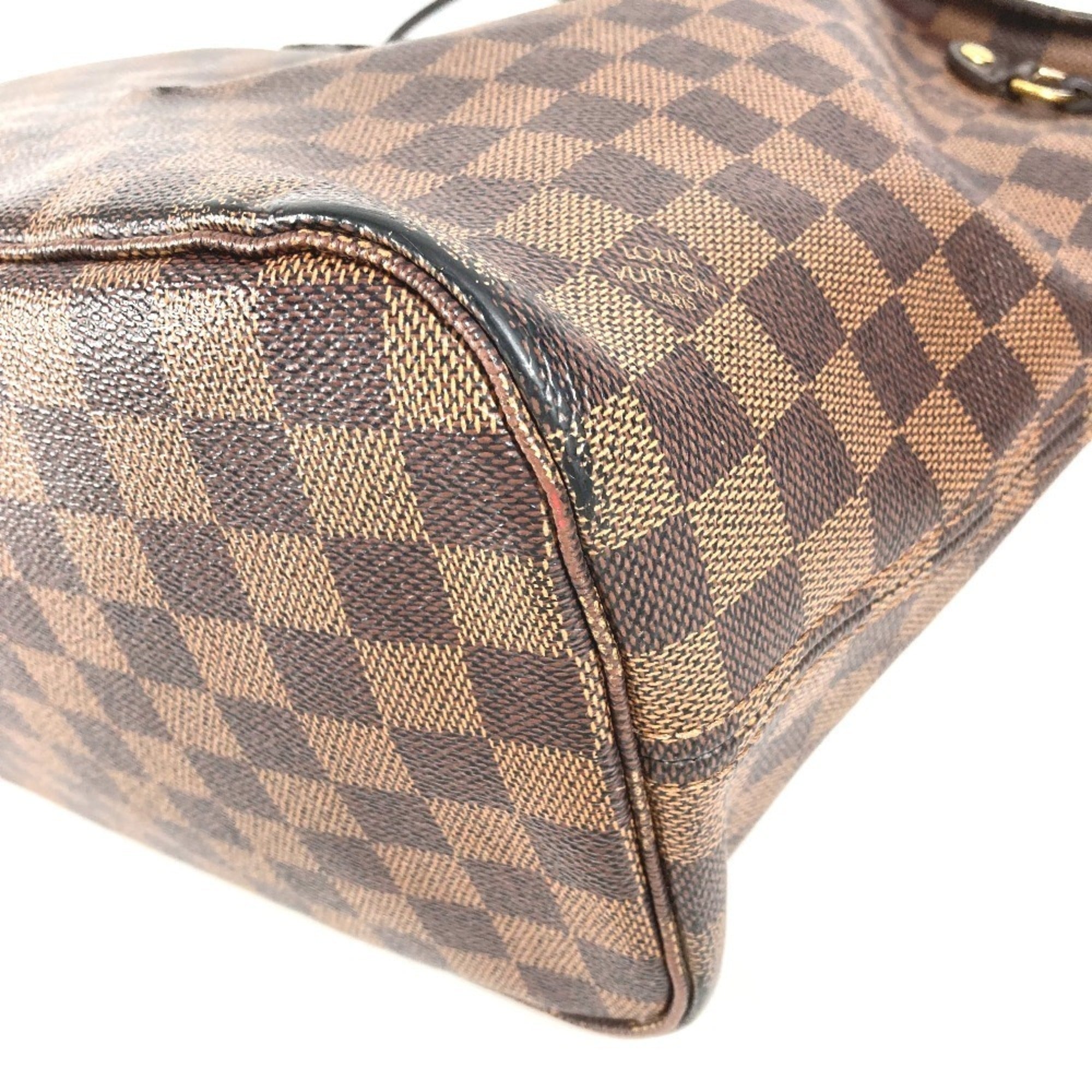 Louis Vuitton Brown Damier Canvas Ebene Galle Damier Canvas Handbag Shoulder Bag Tote Bag (Pre-Owned)