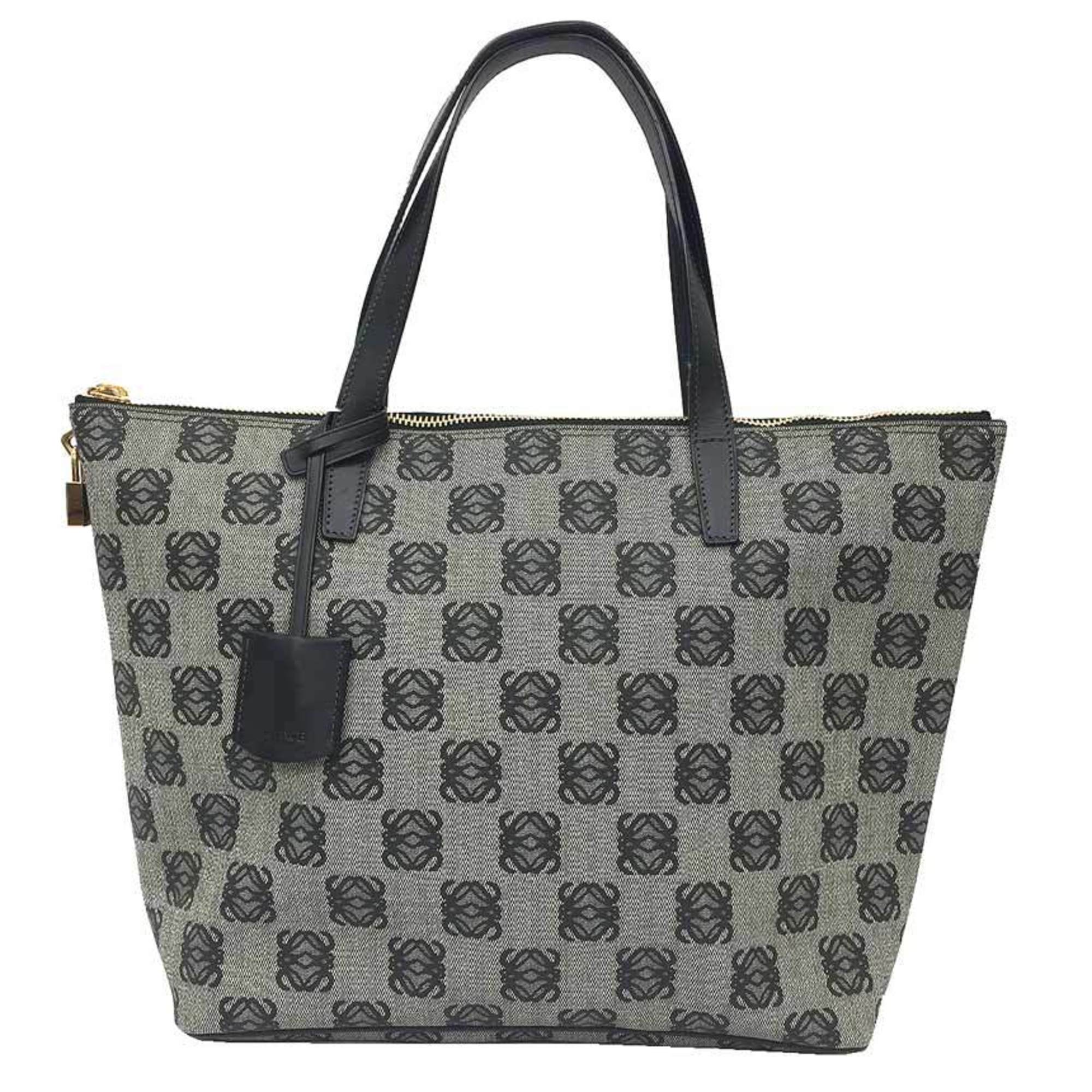 Loewe Black Pvc Leather Tote Bag (Pre-Owned)