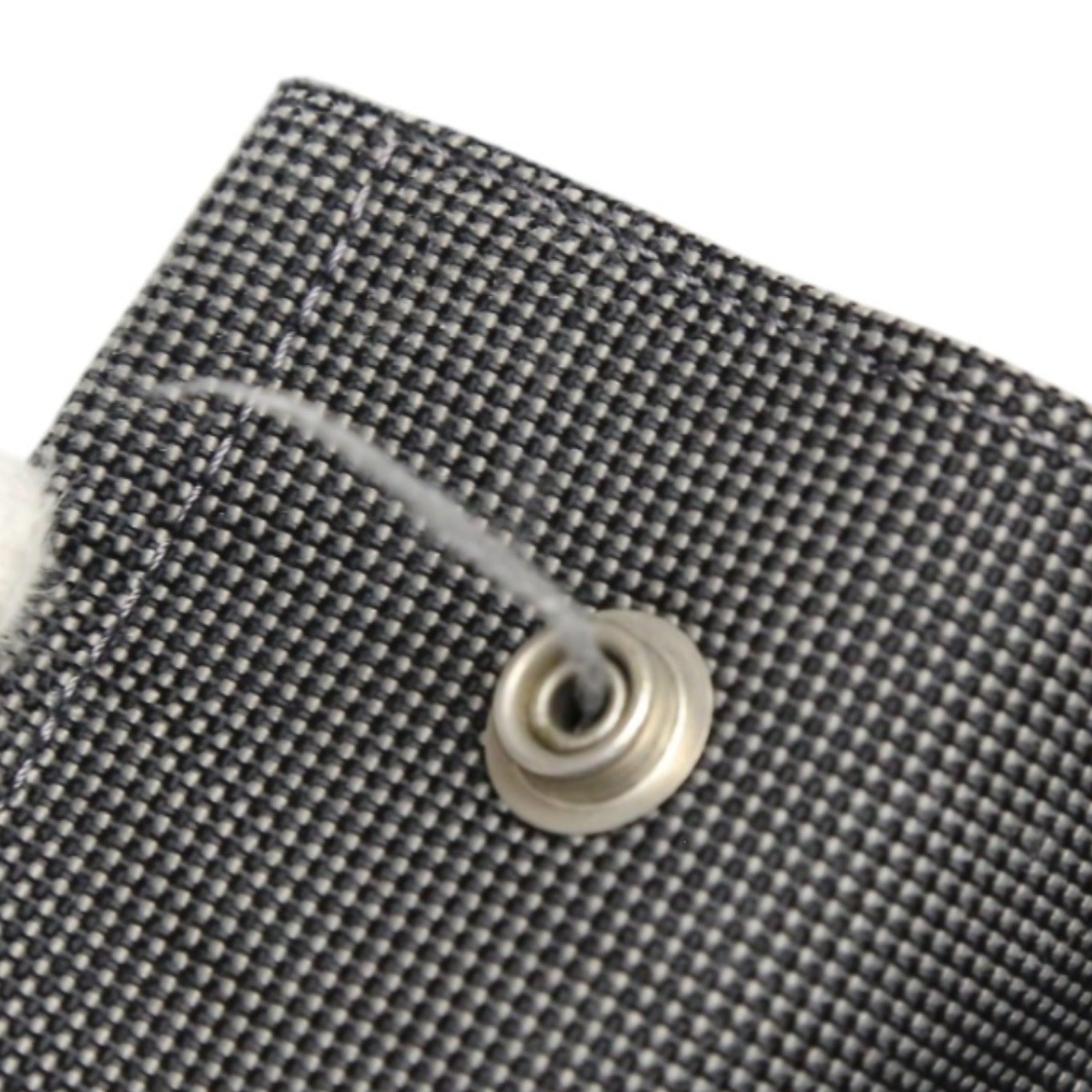 Hermes Her Line Gray Canvas Tote Bag (Pre-Owned)