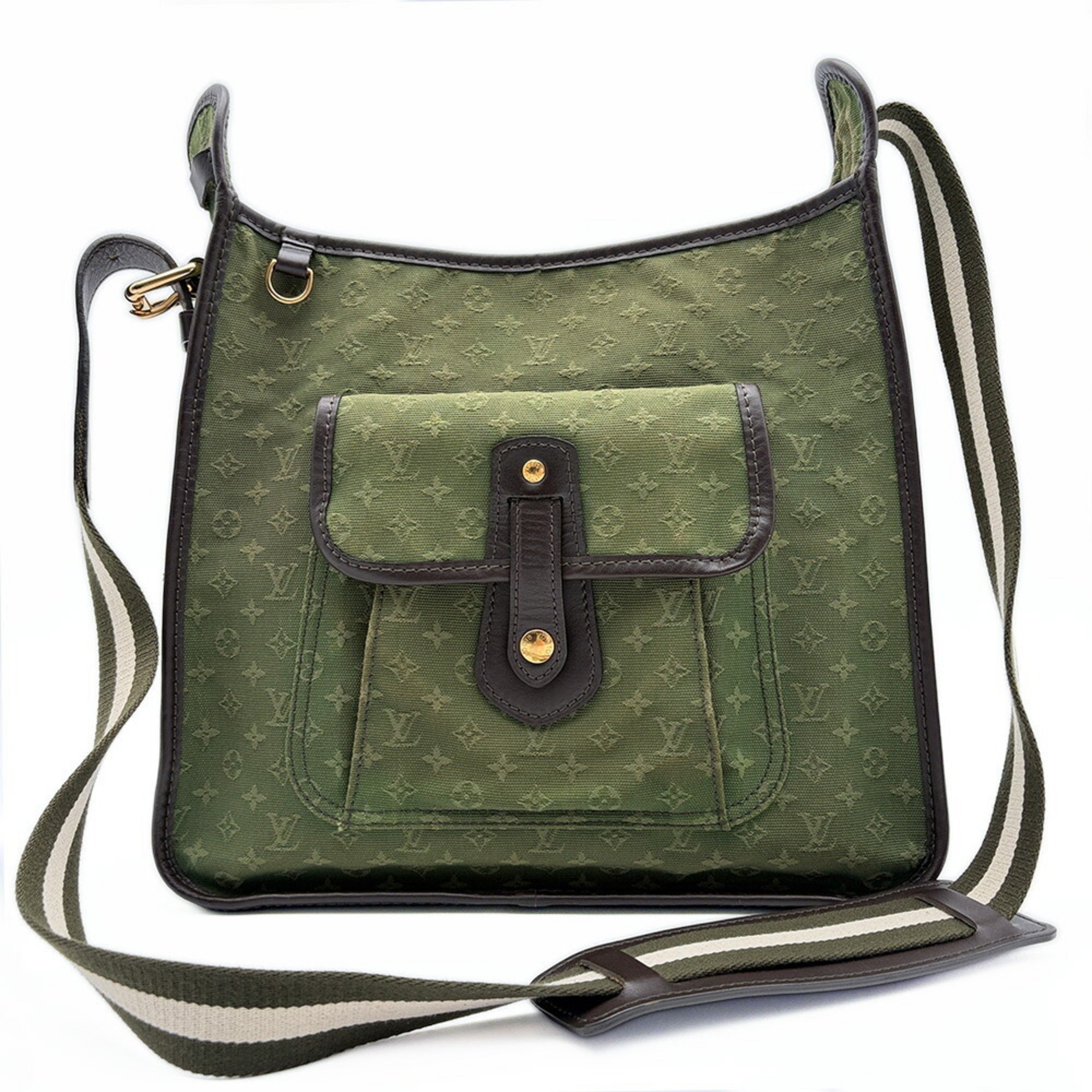 Louis Vuitton Khaki Monogram Mini Shoulder Bag (Pre-Owned)