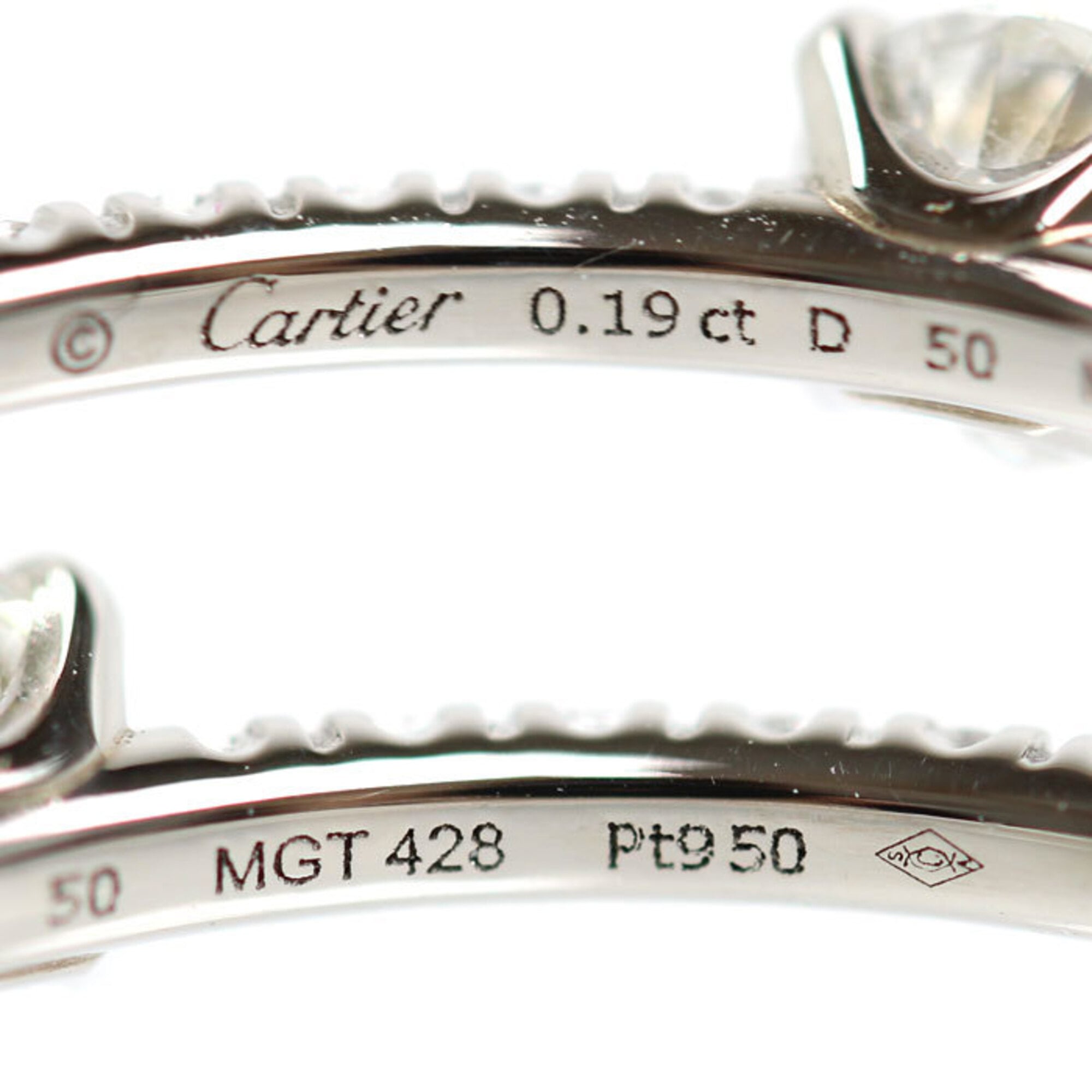 Cartier Platinum 950 Band Ring (Pre-Owned)