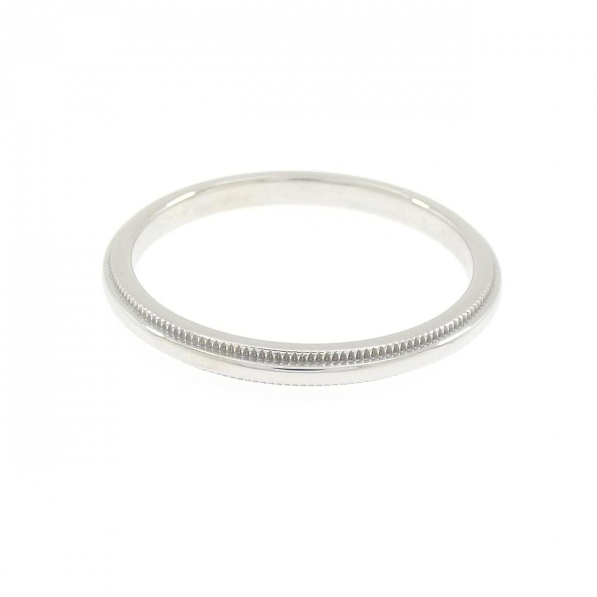 Tiffany Platinum Platinum 950 Band Ring (Pre-Owned)