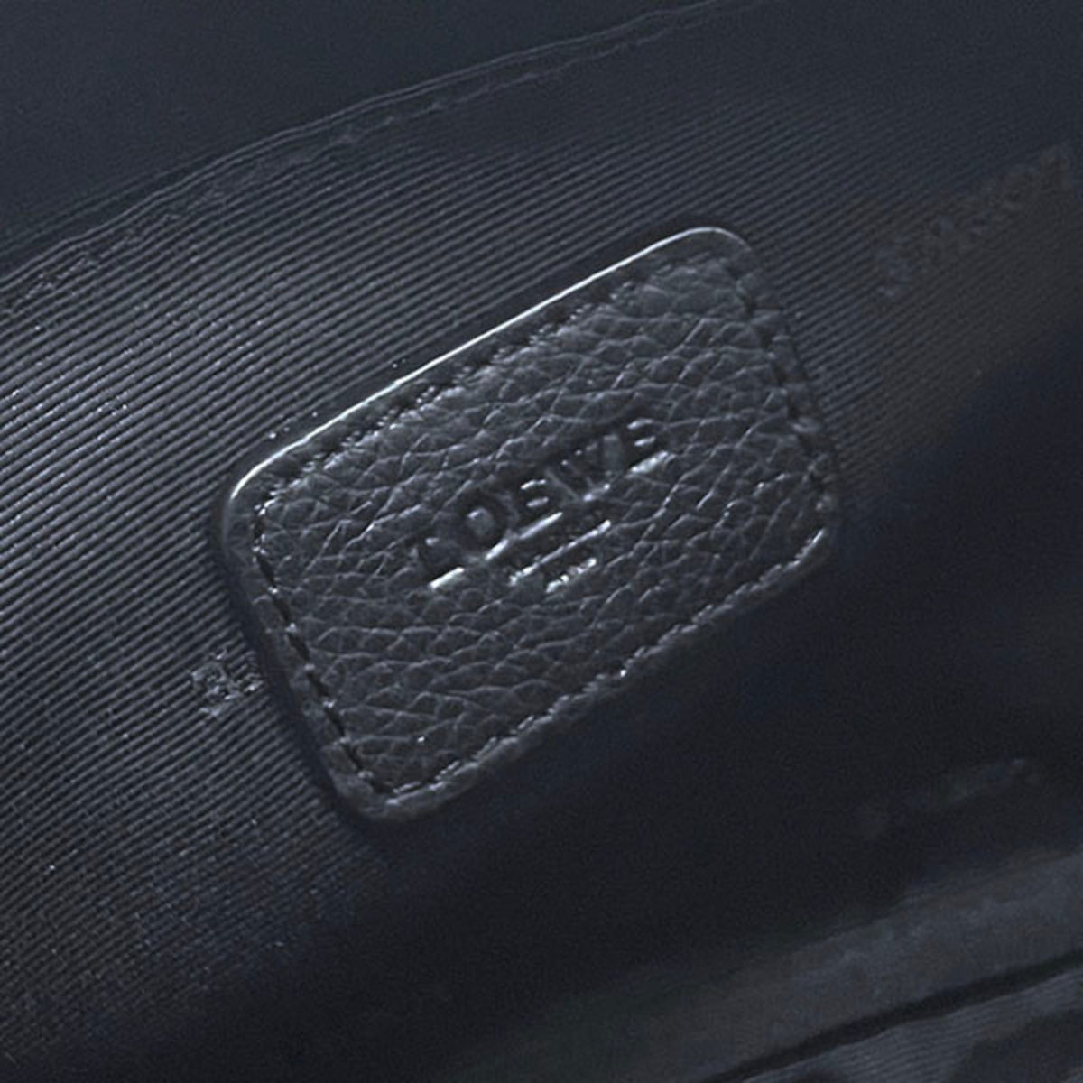 Loewe Black Leather Pouch (Pre-Owned)