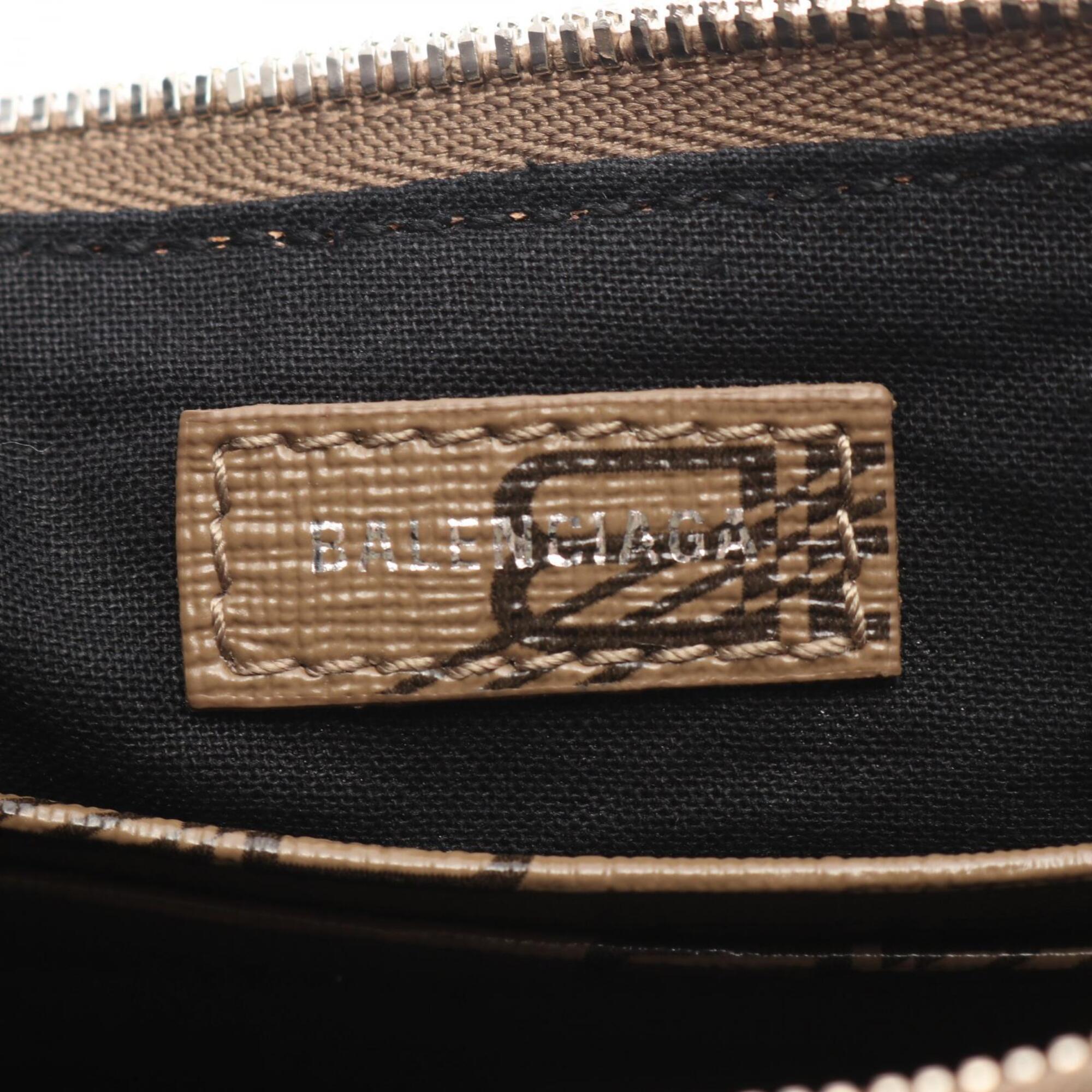 Balenciaga Gray Coated Canvas Handbag (Pre-Owned)
