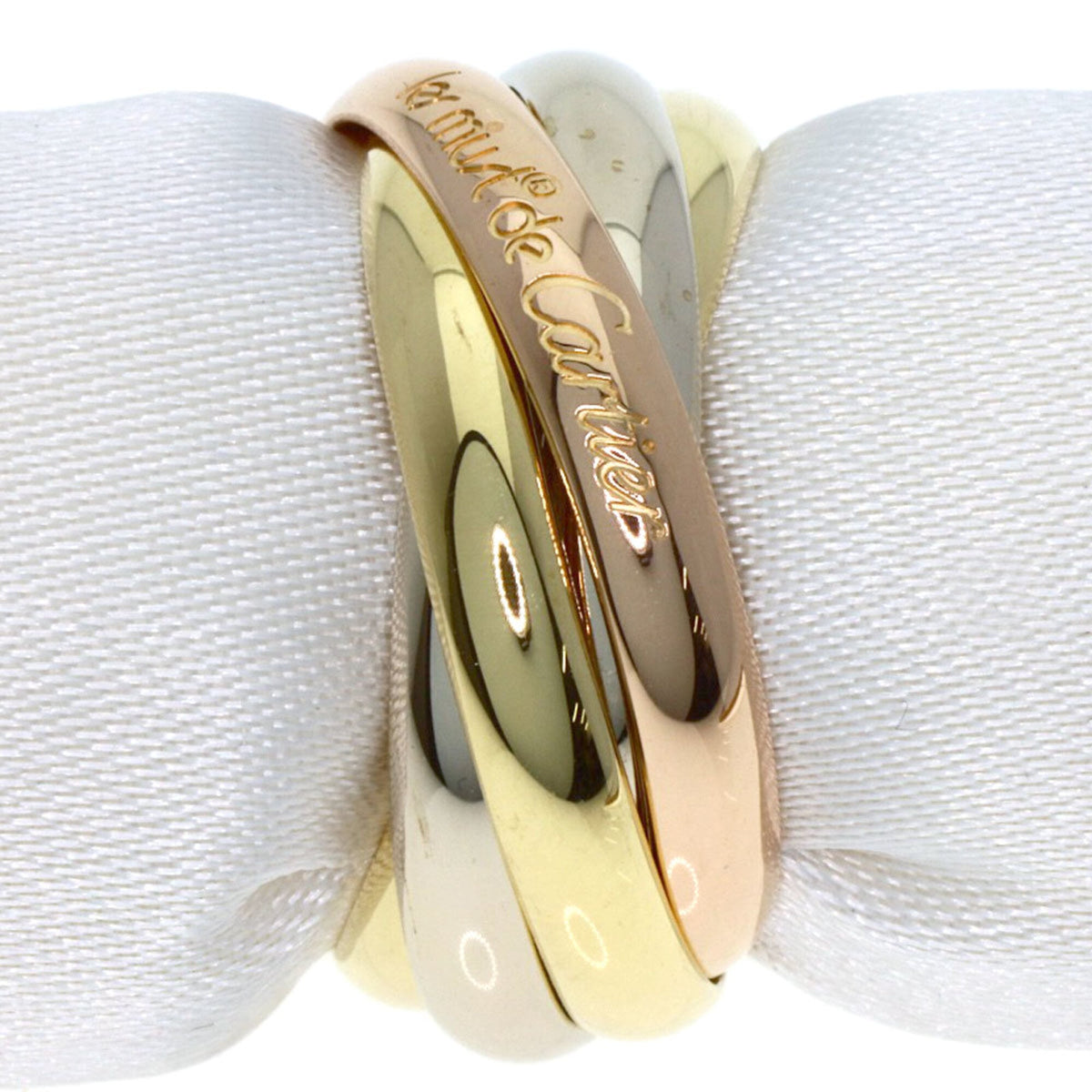 Cartier Trinity Yellow Gold (18K) Pink Gold (18K) White Gold (18K) Band Ring (Pre-Owned)