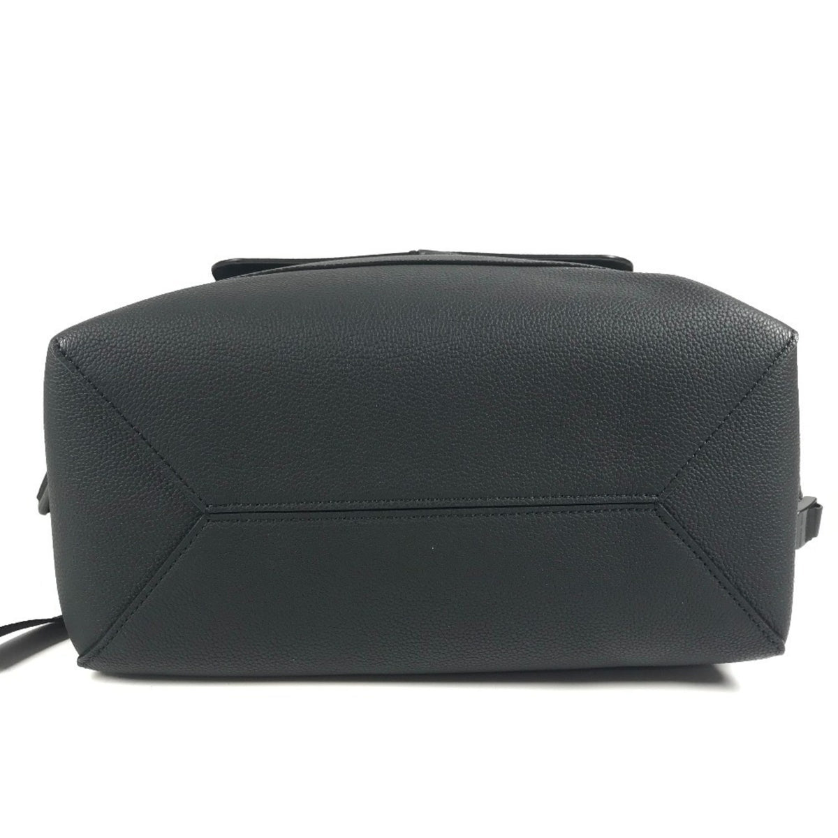 Louis Vuitton Black Noir Leather Backpack (Pre-Owned)
